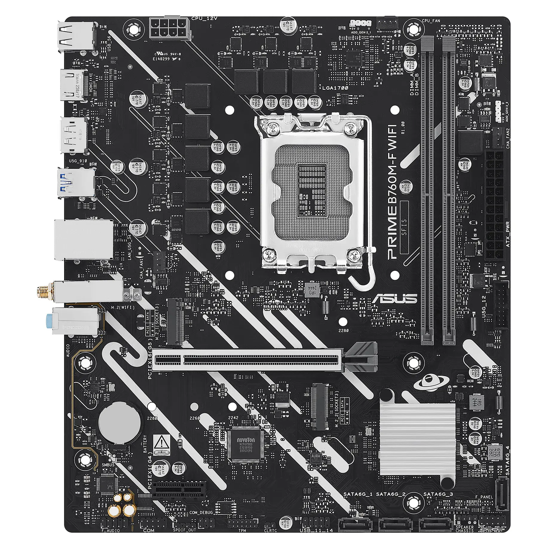 ASUS PRIME B760M F WIFI Intel B760 LGA 1700 micro ATX PC-Komponenten