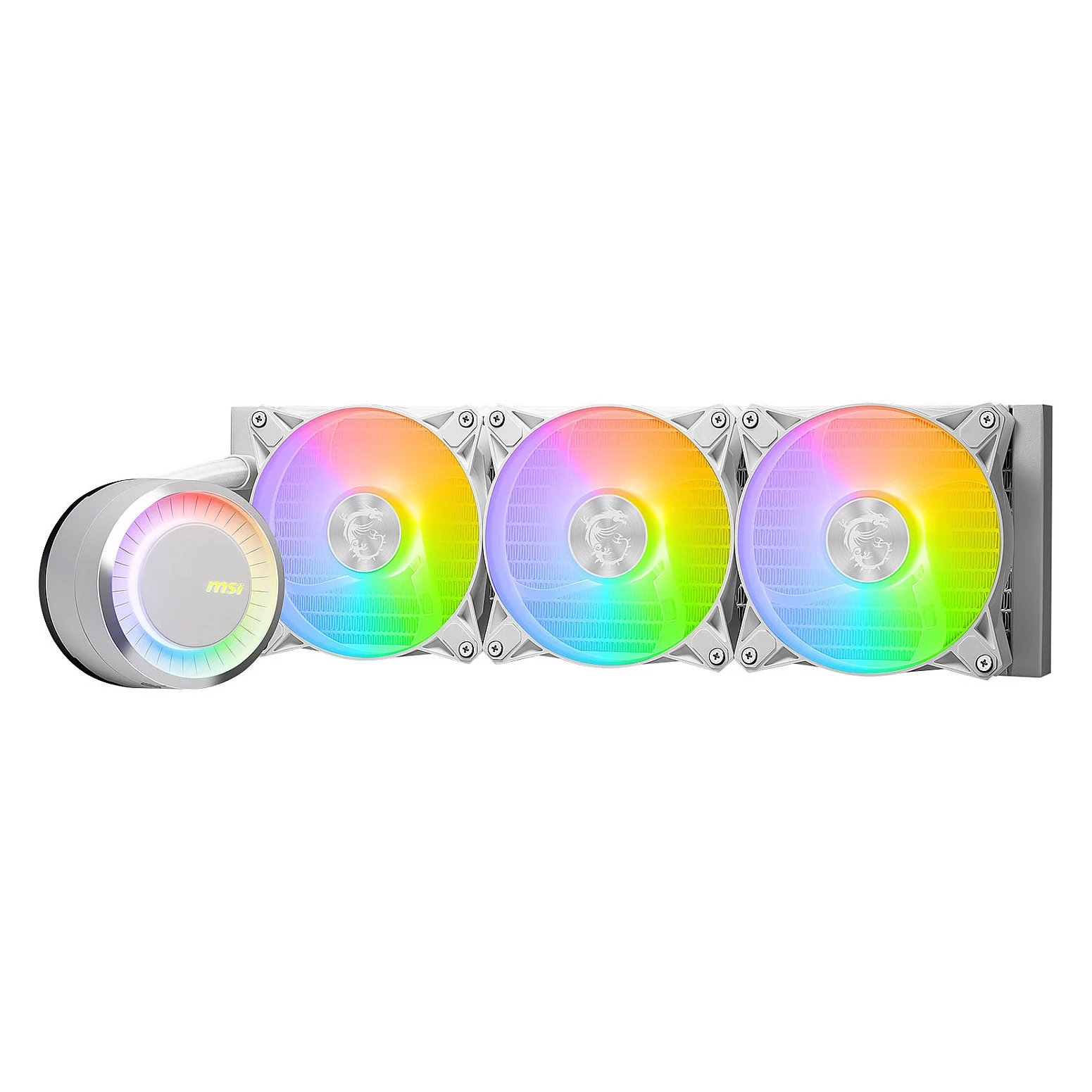 MSI MAG Coreliquid E360 White Hauptplatine  Prozessor Fluessigkeitskuehlung 12 cm Weiss PC-Zubehoer