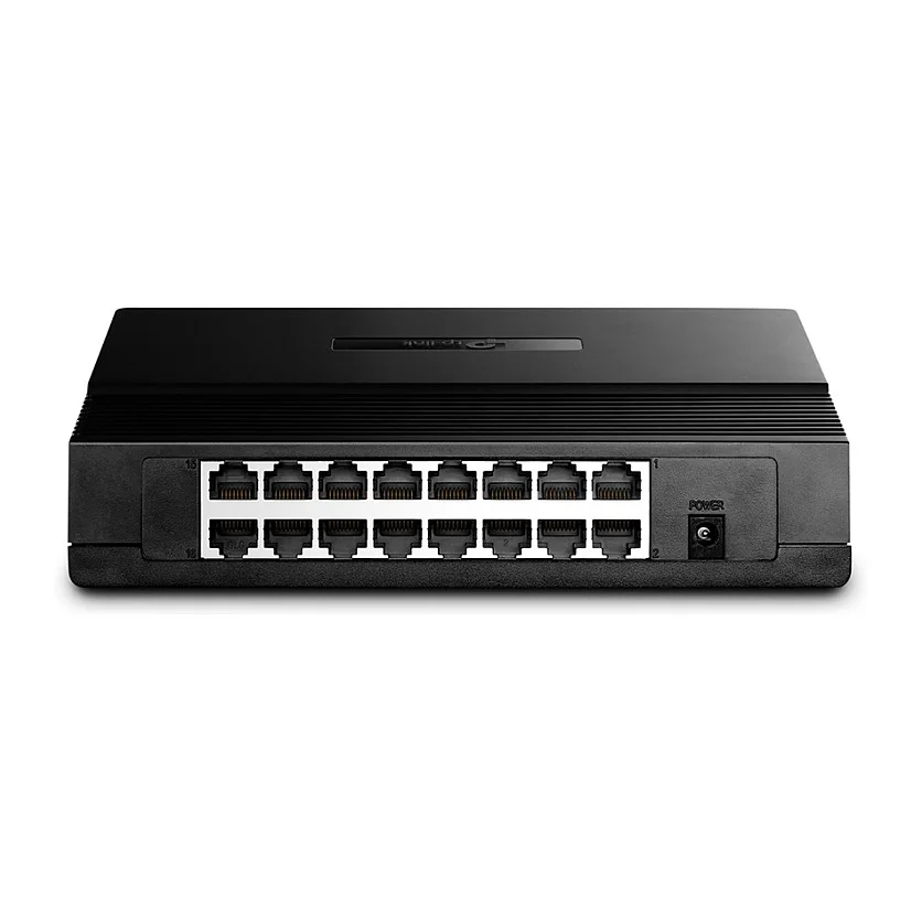TP Link TL SF1016D Netzwerk Switch Fast Ethernet  10 100  Schwarz Switches