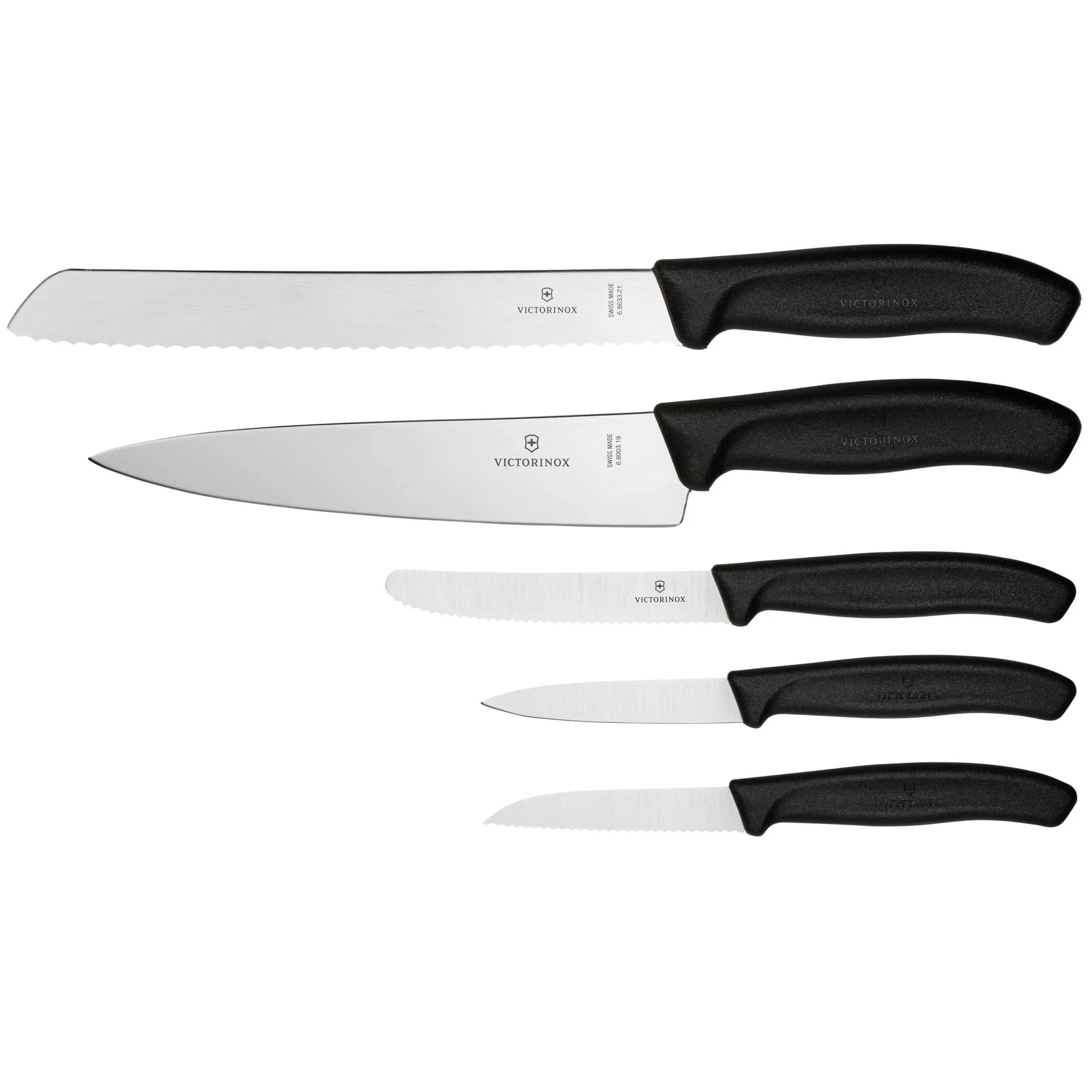 Victorinox Swiss Classic Kuechengarnitur 5 tlg Besteck & Aufbewahrung