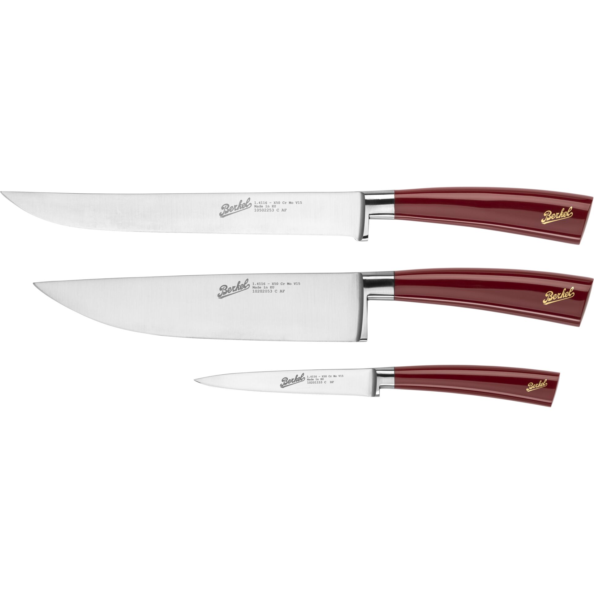 Berkel Elegance Red Chef Set 3 tlg Besteck & Aufbewahrung