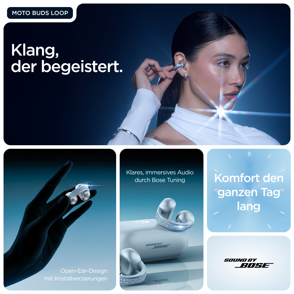 Motorola razr60   Buds Loop Bundle Swarovski Edtition Mobilfunk