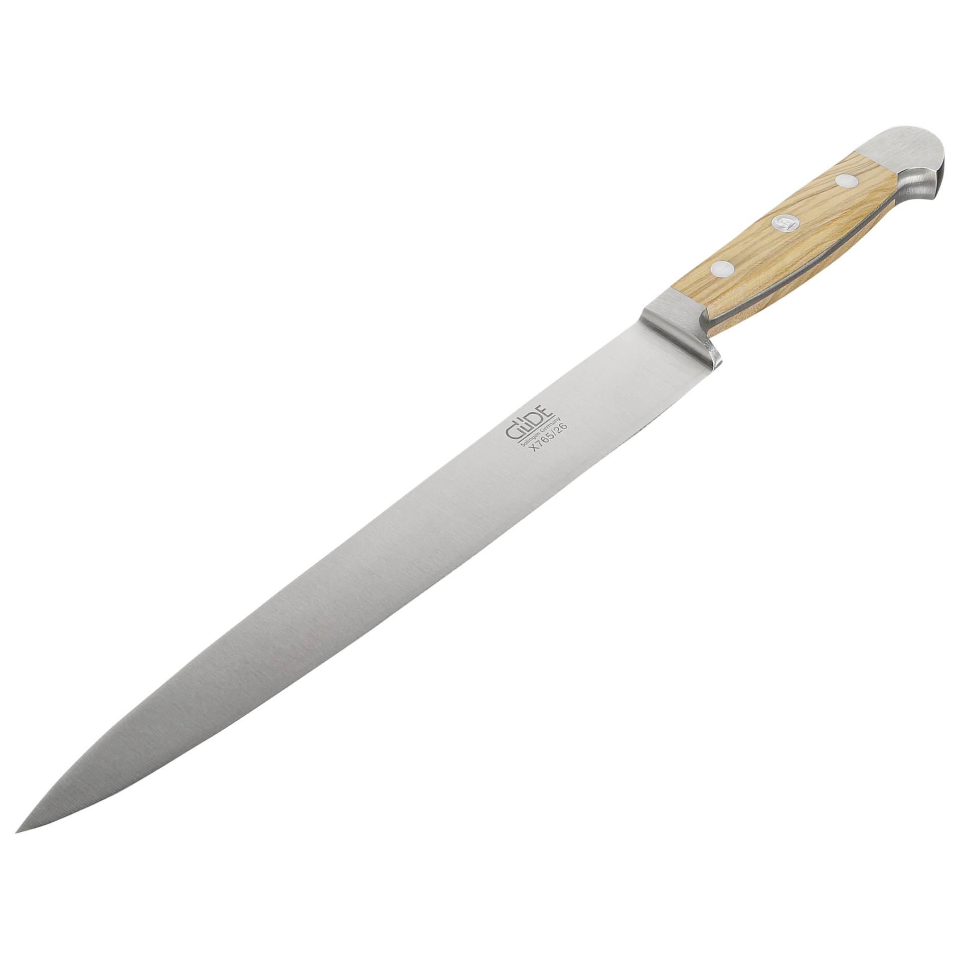 Guede Alpha Schinkenmesser 26 cm Olive Besteck & Aufbewahrung