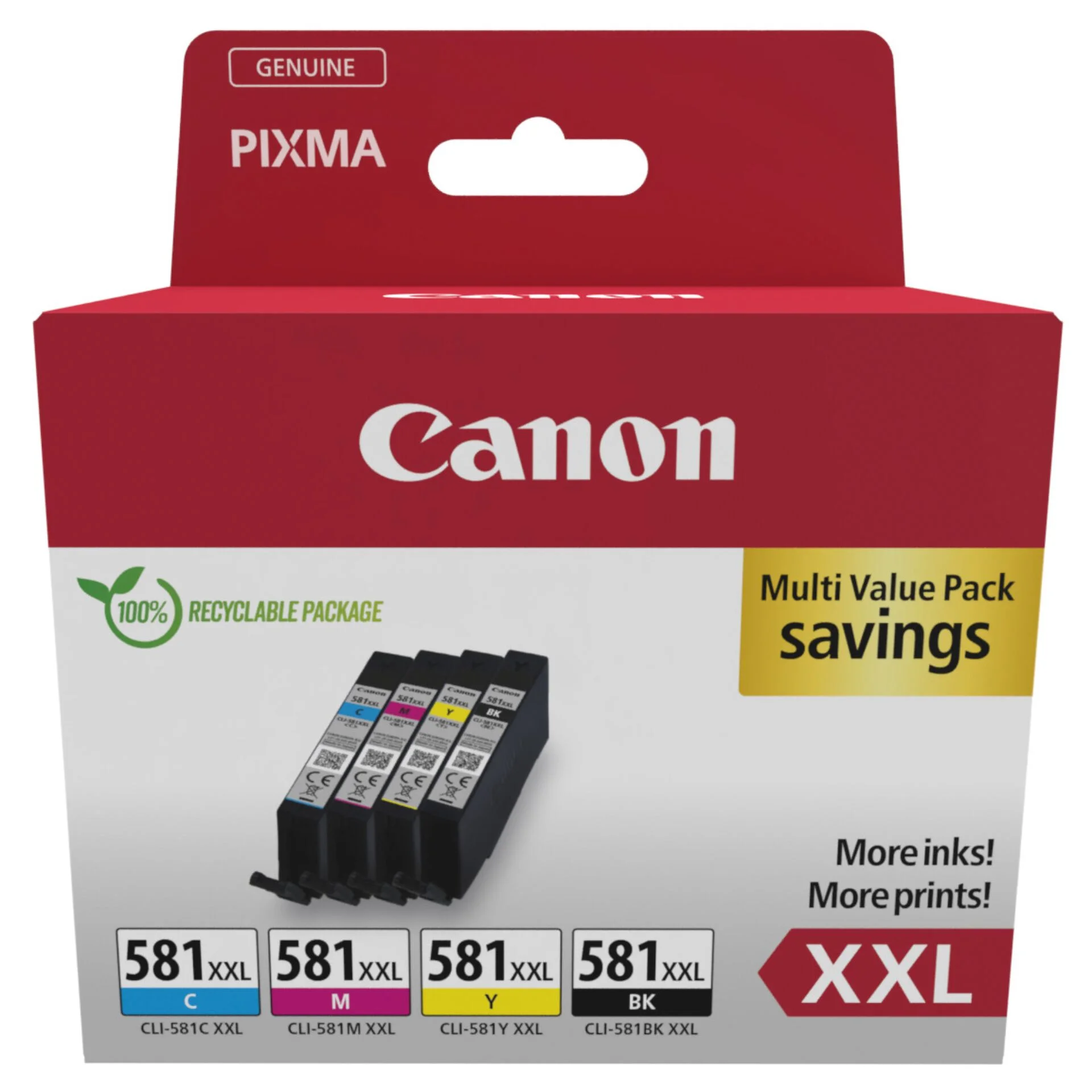 Canon CLI 581XXL BK C M Y Multipack Drucker & Scanner