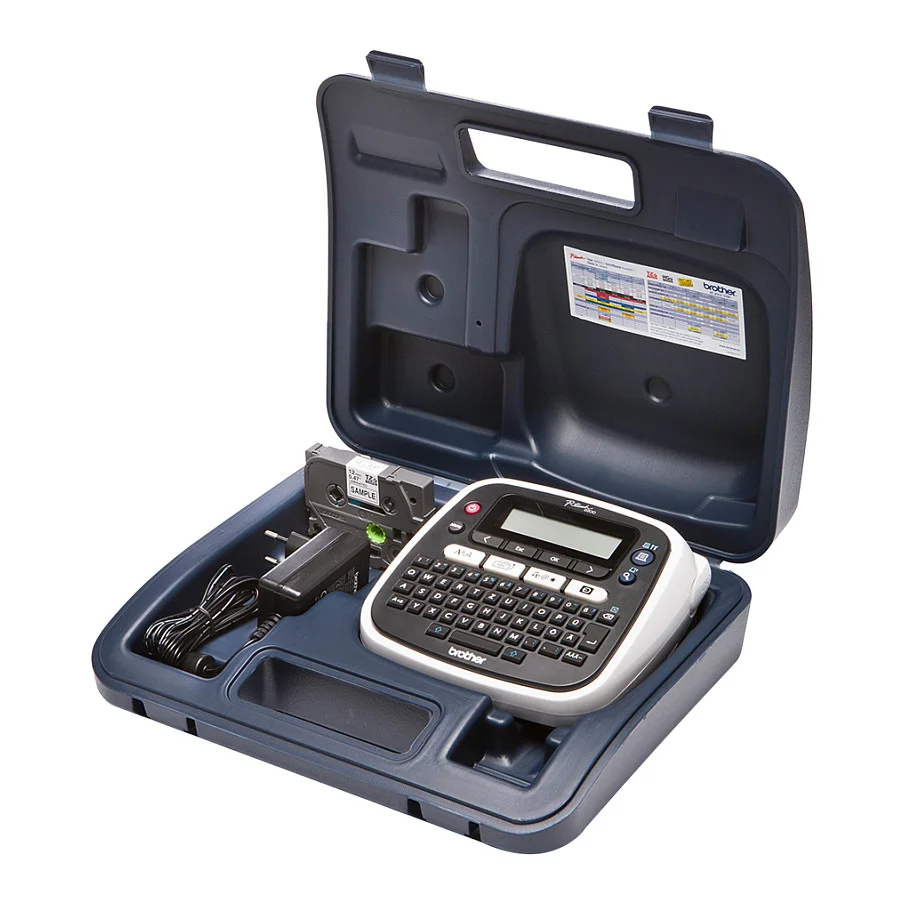 Brother P Touch PT D200BWVP Beschriftungsgeraet 3 5 6 9 12mm Value Pack Drucker & Scanner