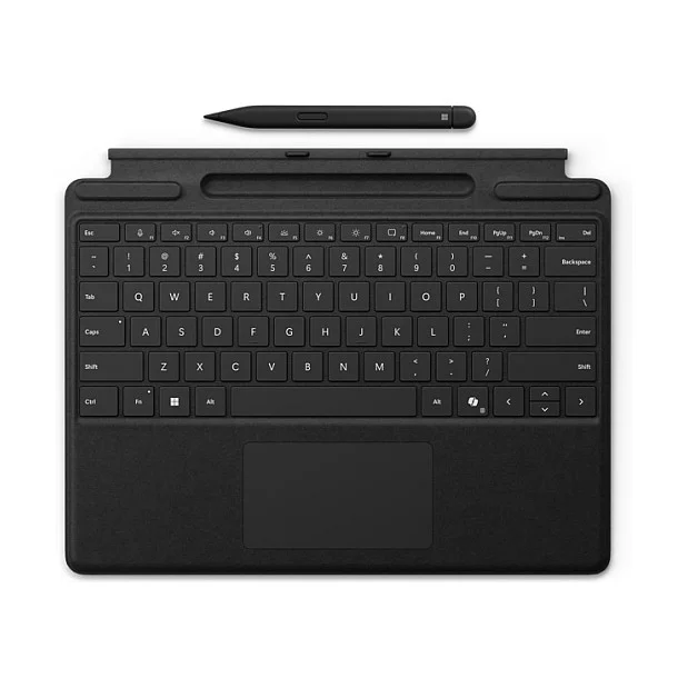 Microsoft Surface Pro 10 11 FB Keyboard inkl  Pen2   Copilot Taste   Black Notebook & Tablet Zubehoer