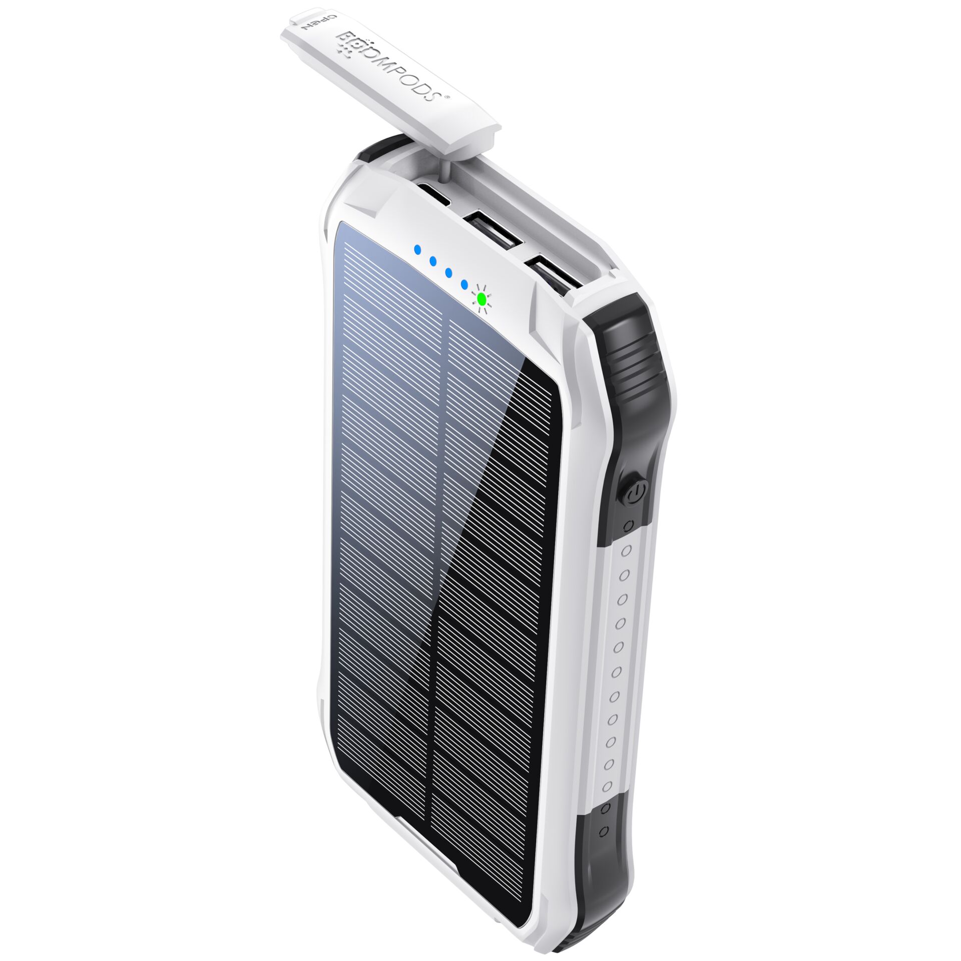 Boompods Solar Powerbank Neutron  10000mAh  weiss Solar & Energie