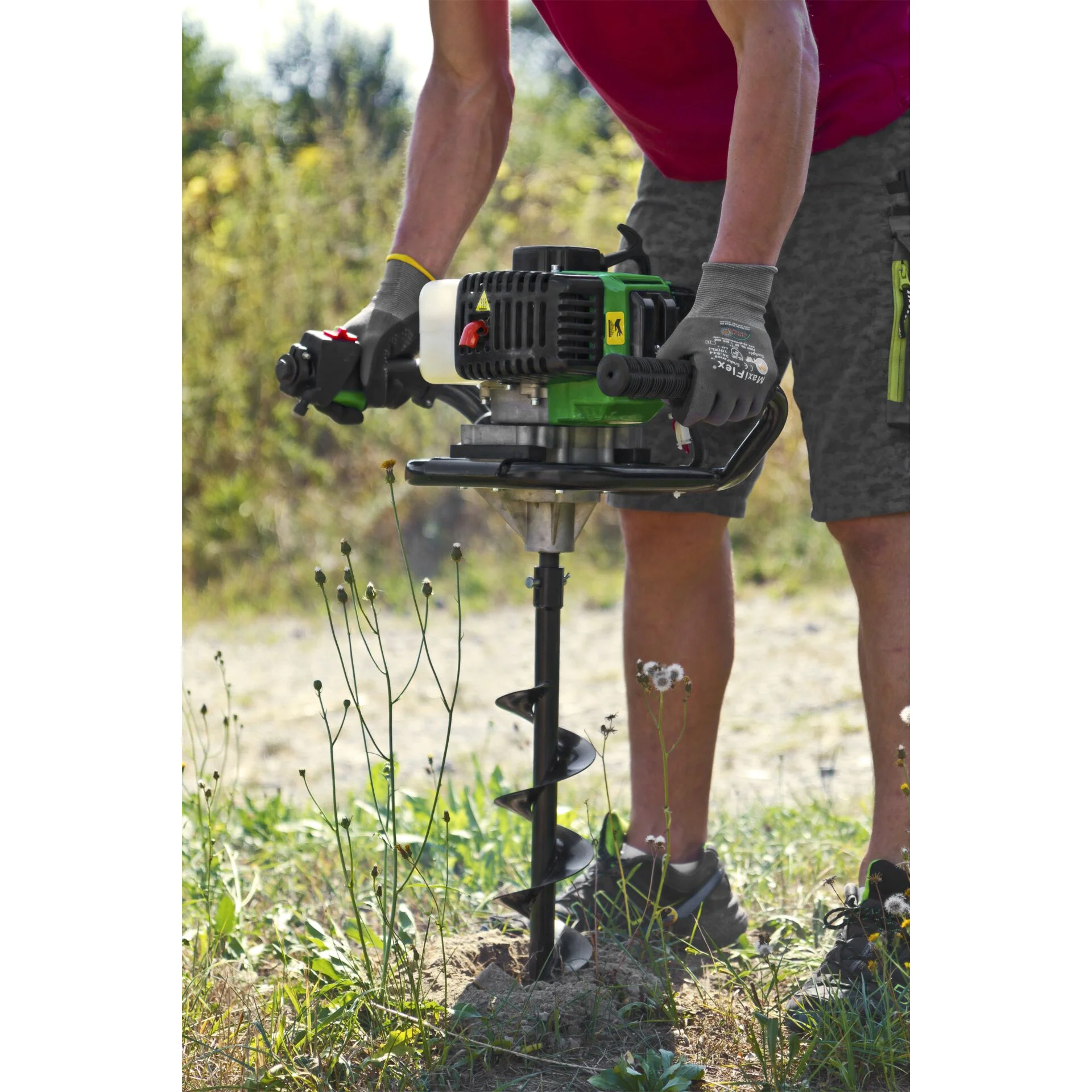 Zipper ZI ELB70 Benzin Erdbohrer Bodenbearbeitung