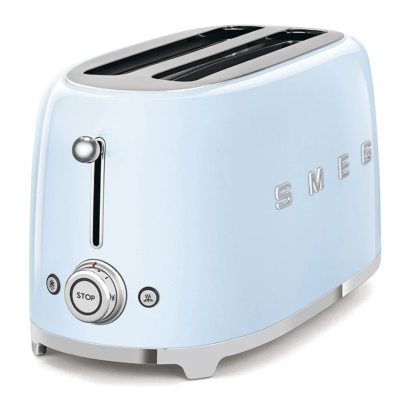 SMEG tsf02pbeu toaster 4 scheiben pastellblau Kuechenkleingeraete