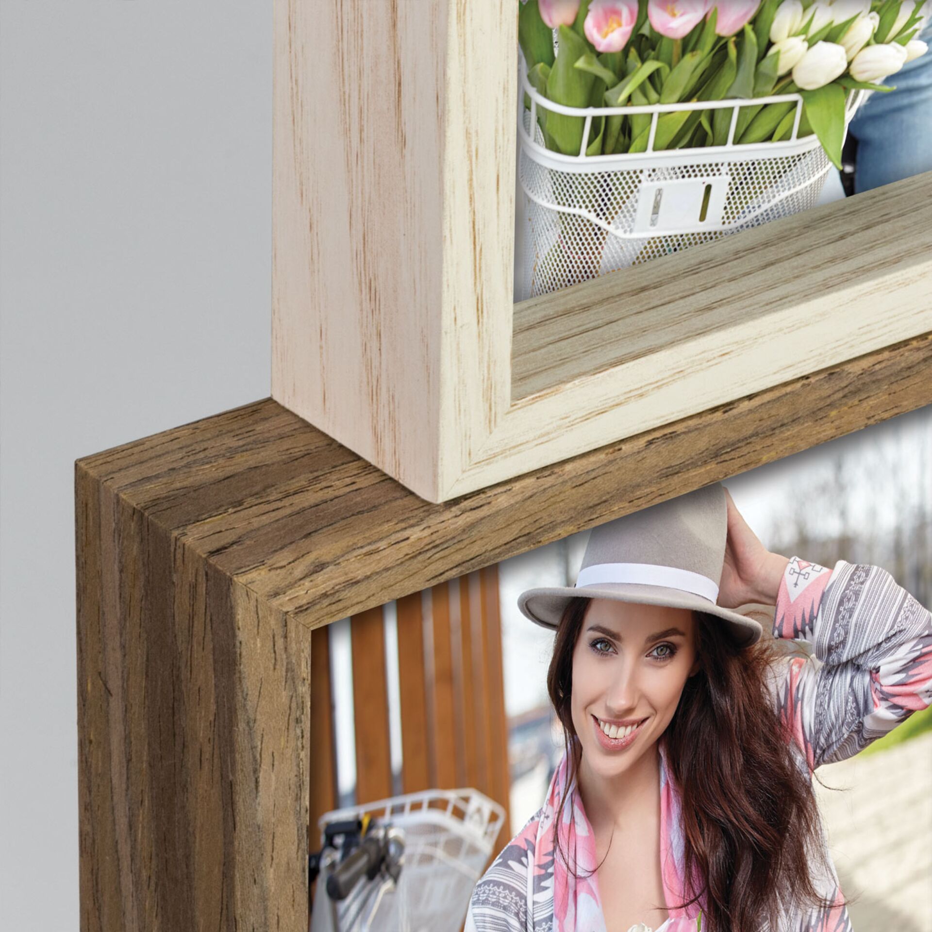 ZEP Montreaux 12Q 12x10x15 Holz Galerierahmen TY025 Bilderrahmen