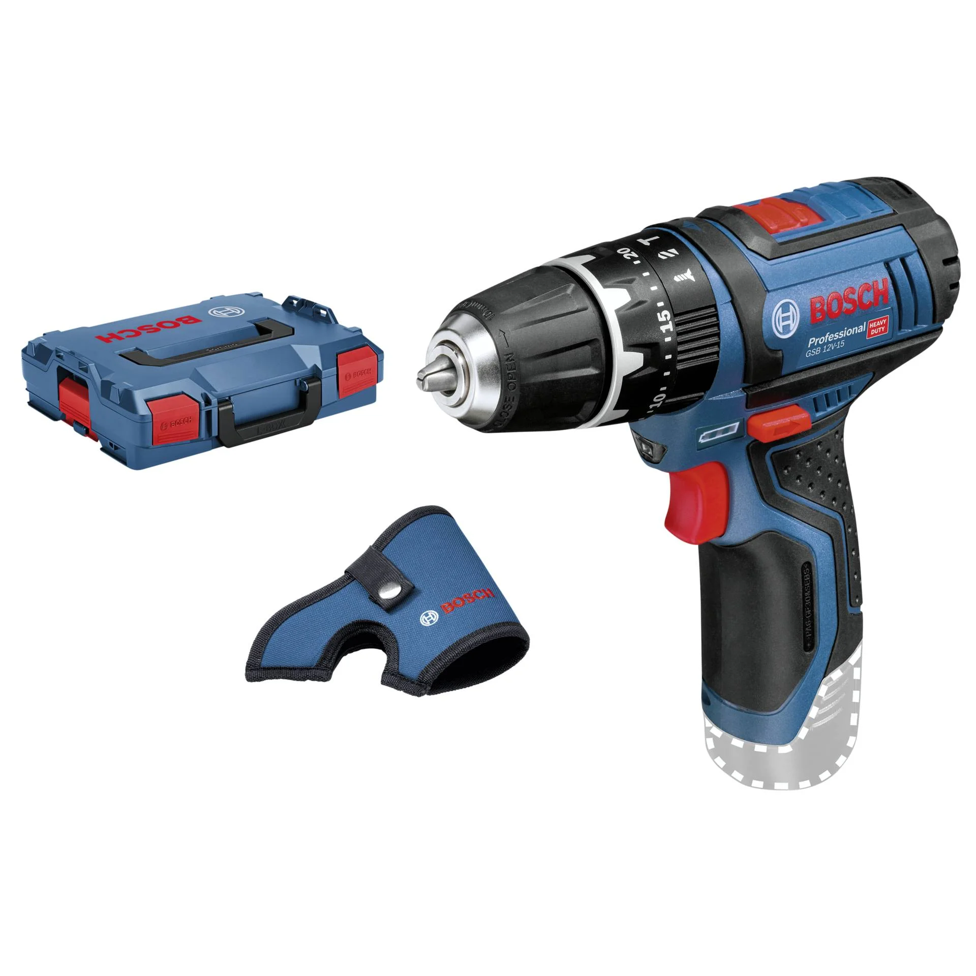 Bosch GSB 10 8 2 LI Professional Ohne Schluessel Schwarz  Blau  Rot Bohrer & Schrauber