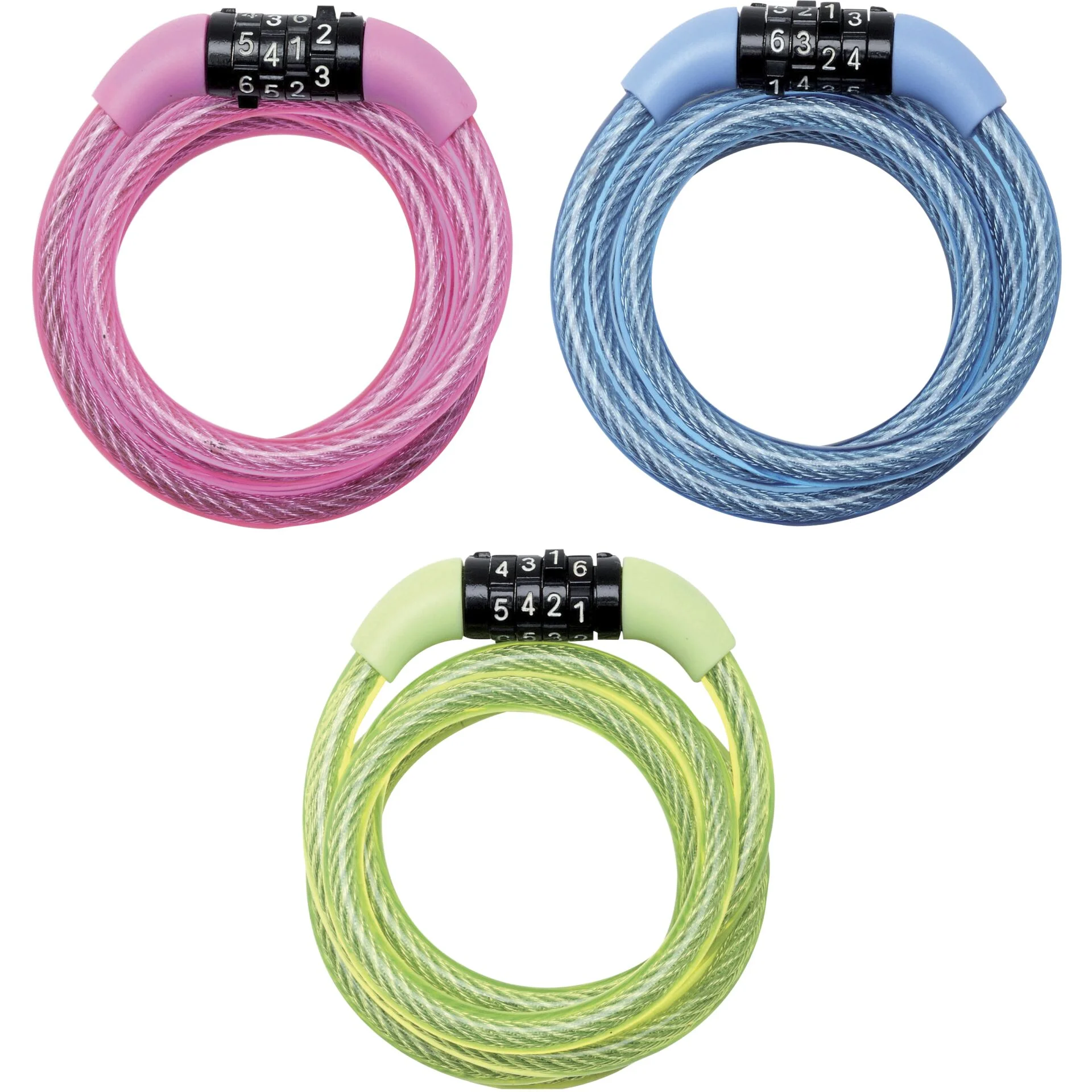 Master Lock Spiralkabel 1 20m m  4 stell  Zahlenk  8143EURDPROCOL Radsport