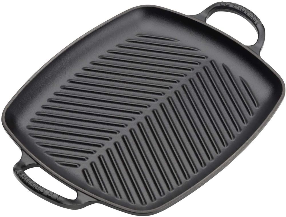 Le Creuset Grillplatte Signature  rechteckig  30 cm  schwarz Pfannen & Toepfe
