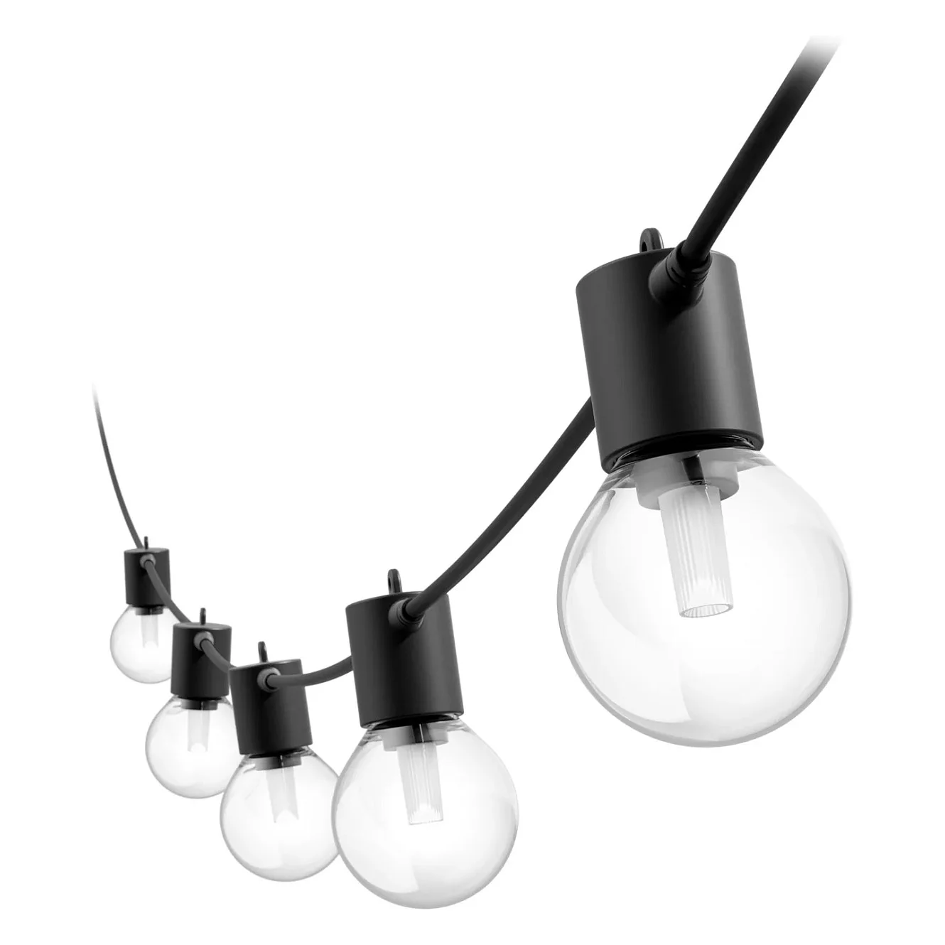 Philips Hue White and Color ambiance Hue Festavia Globe Outdoor Lichterkette  7 m Aussenleuchten