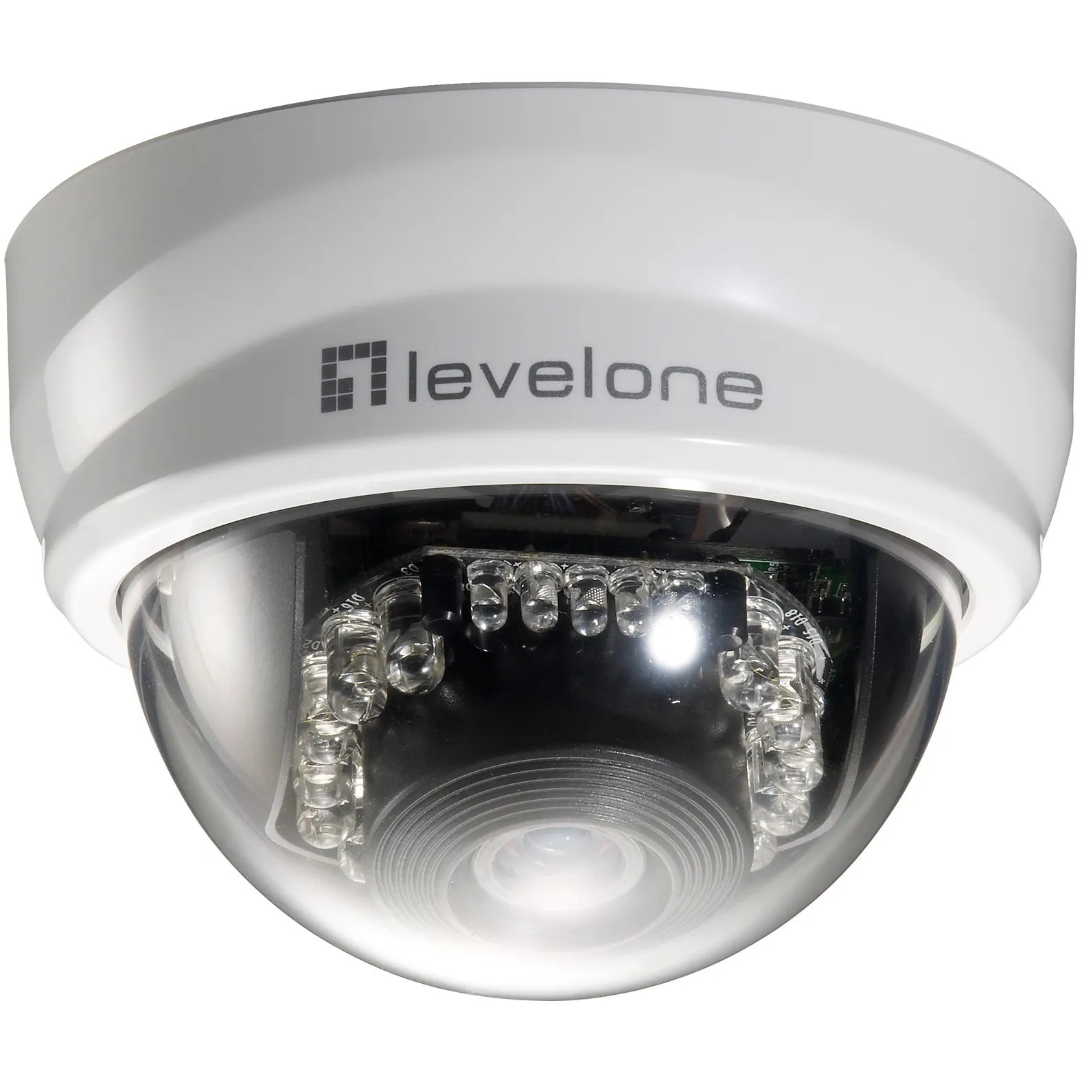 Level One IPCam FCS 3101 Dome In 2MP H 264 IR6 0W PoE Netzwerk