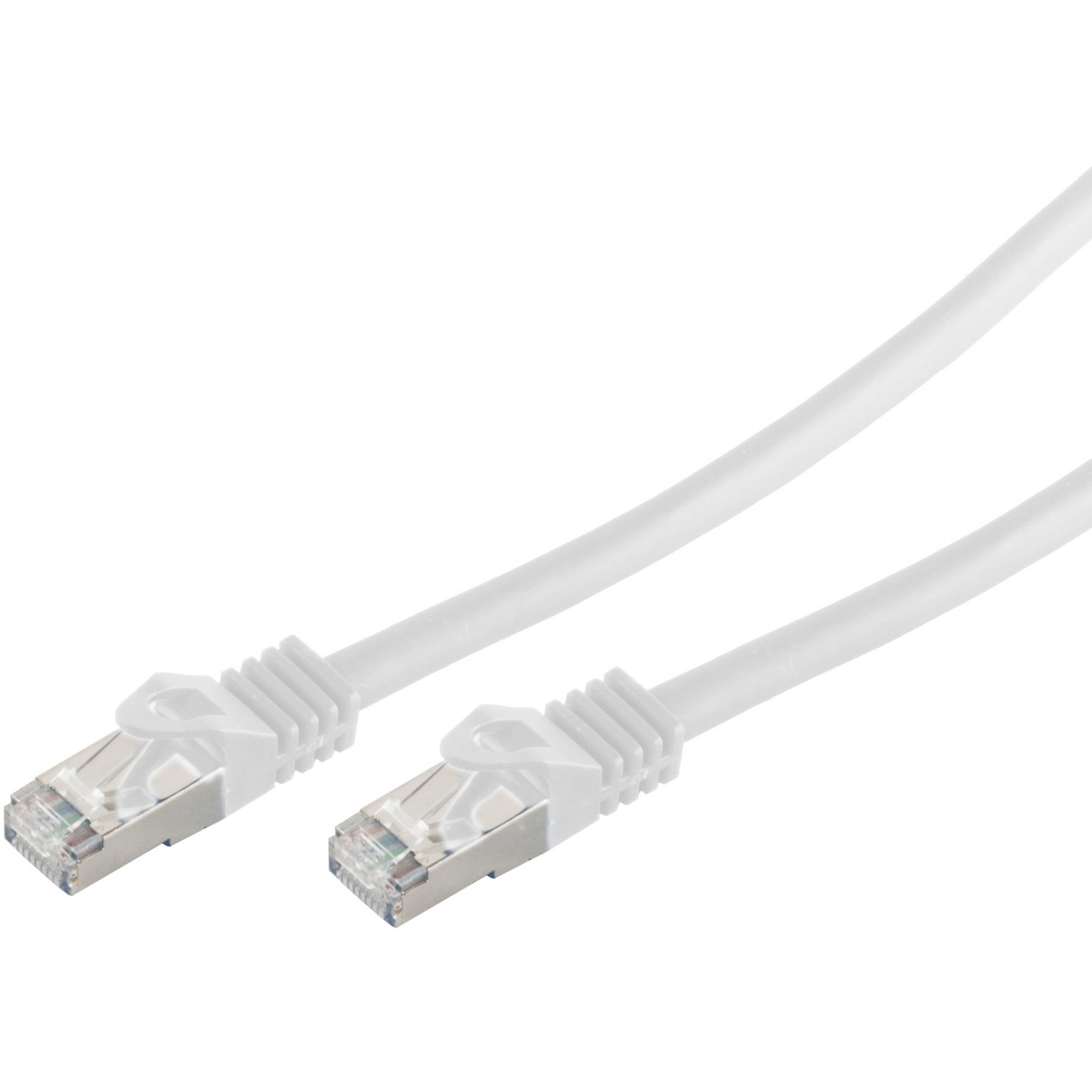 No Name Patchkabel CAT7 RJ45 S FTP PiMF 0 5m Weiss PC-Zubehoer
