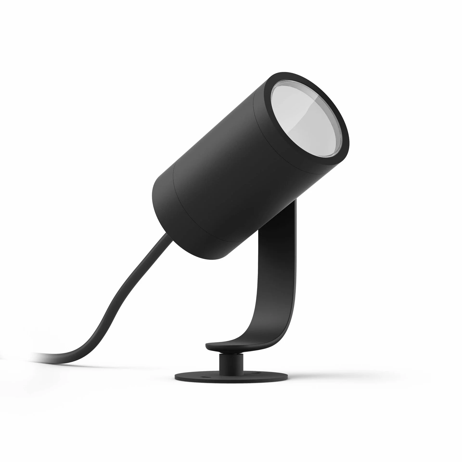 Philips Hue White Col Amb Lily Spot 1flg Basis schw 640lm Leuchtmittel & Lampen