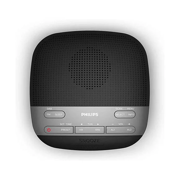 Philips TAR3505 12 Radio Uhr Digital Schwarz  Grau Video & Audio