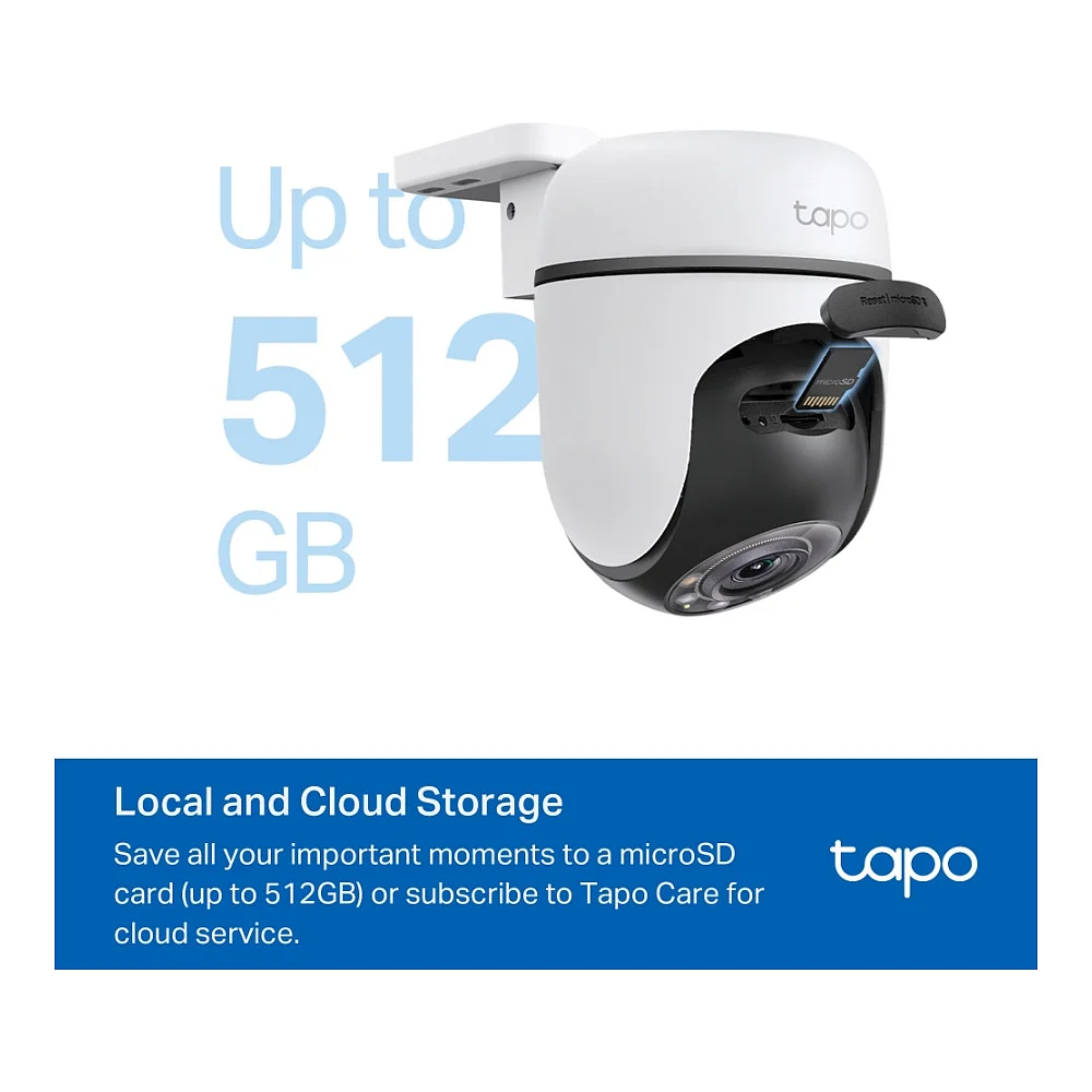 TP Link Tapo TC41 V2 Sphaerisch IP Sicherheitskamera Innen   Aussen 2304 x 1296 Pixel Decke Wand Stange Ueberwachungskameras
