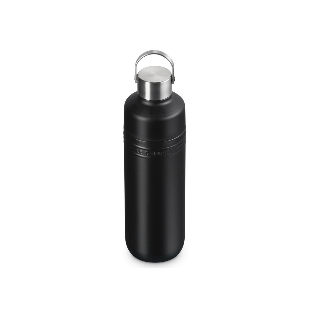 Le Creuset Trinkflasche On The Go 1000 ml  Schwarz Matt Besteck & Aufbewahrung