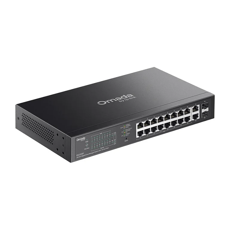 TP Link Omada ES220GP 20 Port Gigabit Easy mgd  Switch 16x PoE  Switches