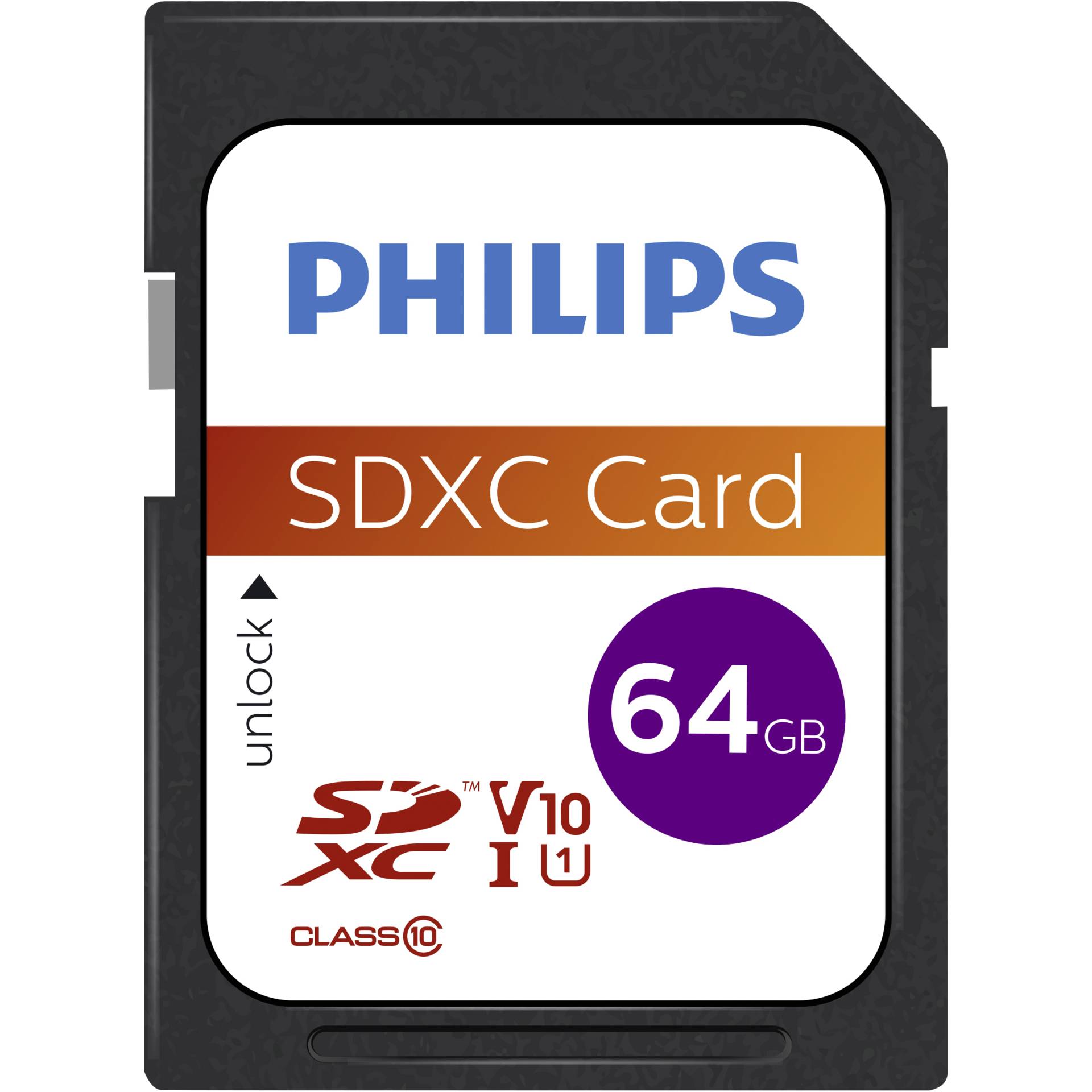 Philips FM64SD55B 64 GB SDXC UHS I Klasse 10 Speichermedien