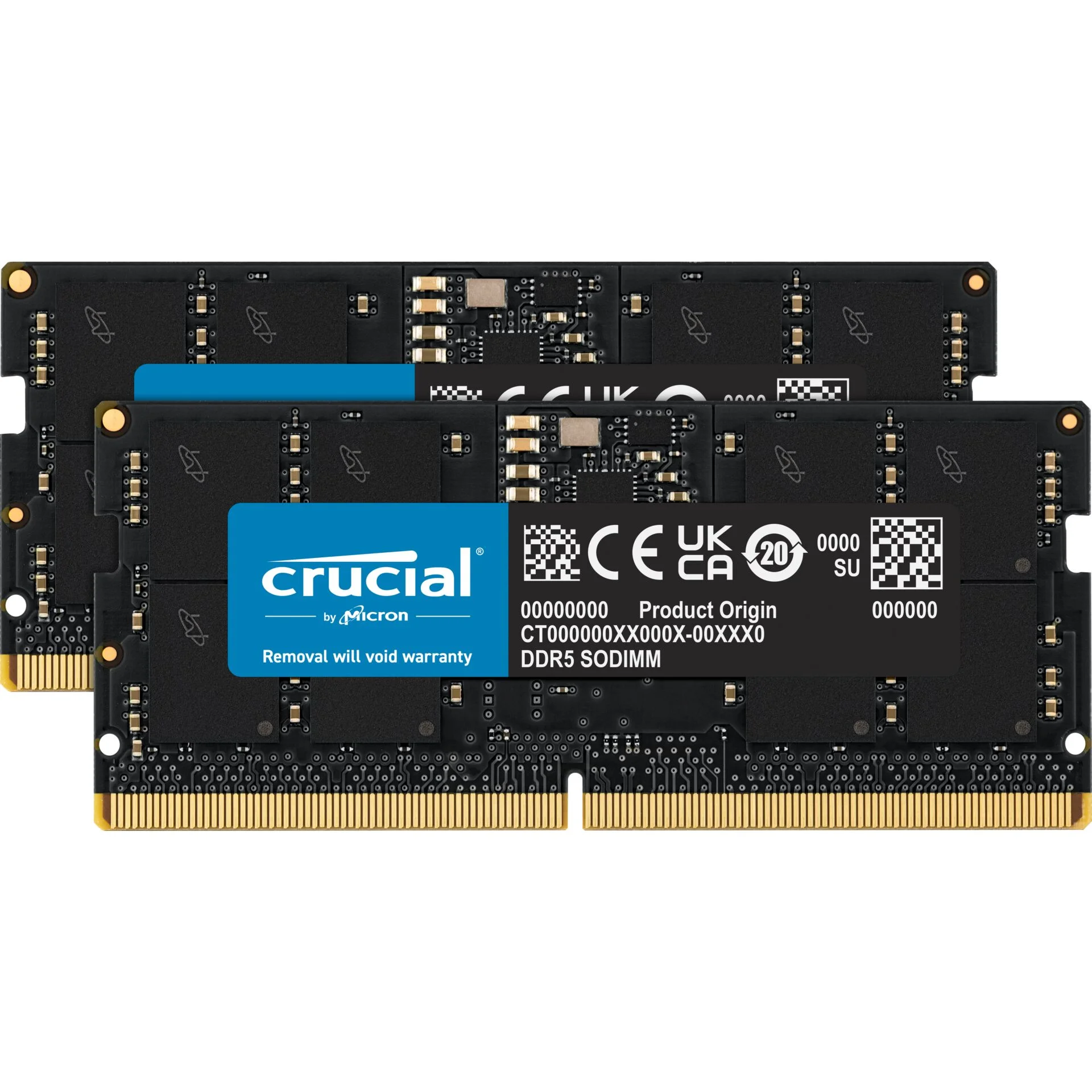 Crucial DDR5 5600 Kit 32GB 2x16GB SODIMM CL46  16Gbit  Speichermedien