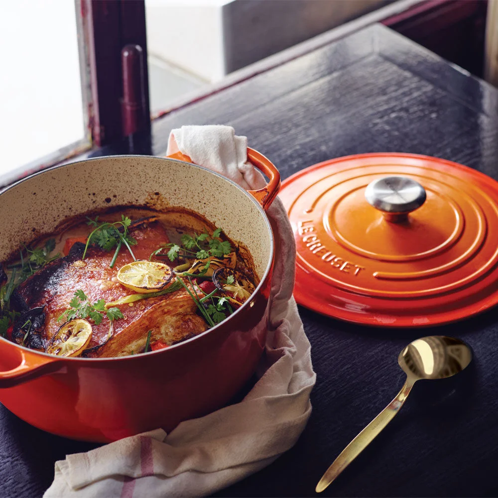 Le Creuset Braeter Signature  rund  26 cm  Ofenrot Pfannen & Toepfe