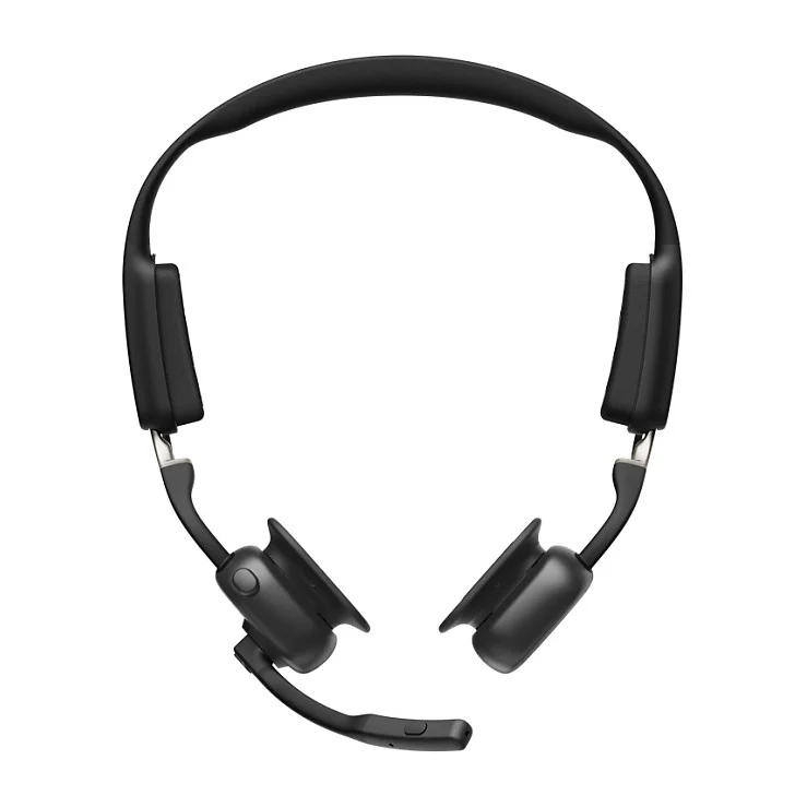 SHOKZ C610 AN BK Kabellose Bluetooth Kopfhoerer Headset Ohrbuegel Schwarz Buero Over-Ear