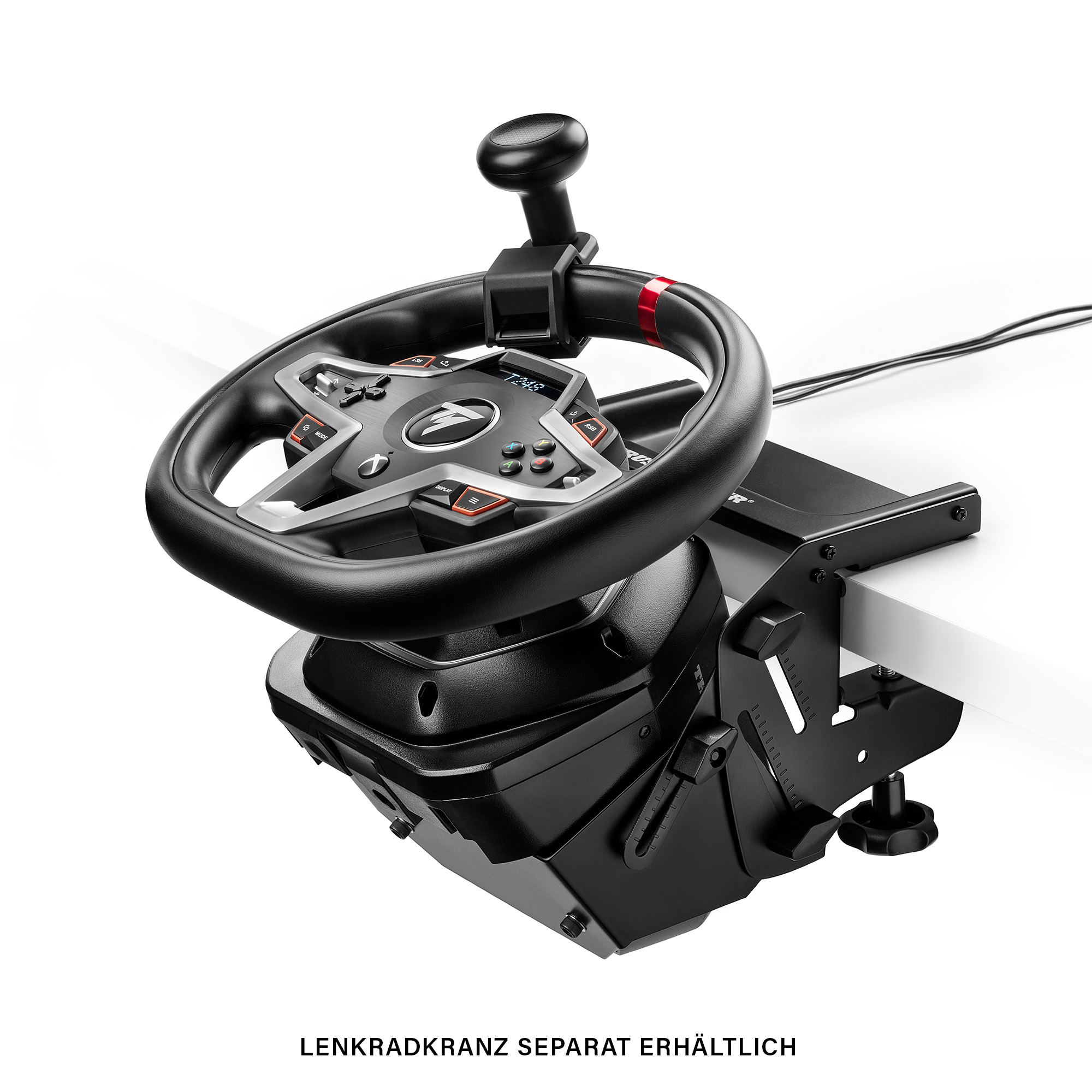 Thrustmaster SimTask Steering Kit  Lenkradhalterung Und Lenkradknauf Fuer Fahrsimulationen Mit Schweren Fahrzeugen  Kompatibel Mit  Rennlenkraedern T128 Und T248 Zubehoer Gaming