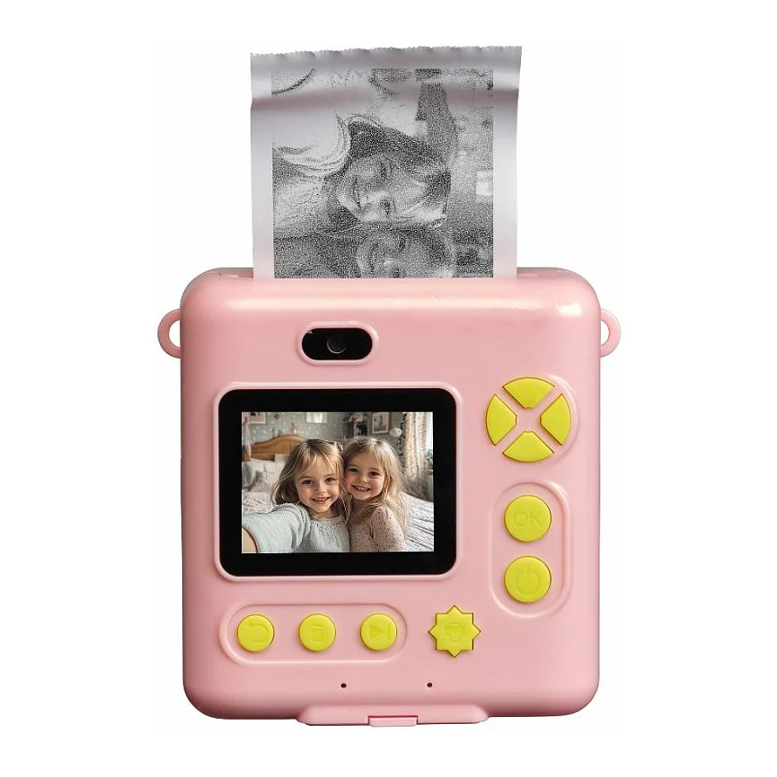 Denver KPC 1363 rosa Kinderkamera mit Drucker Kamera & Foto