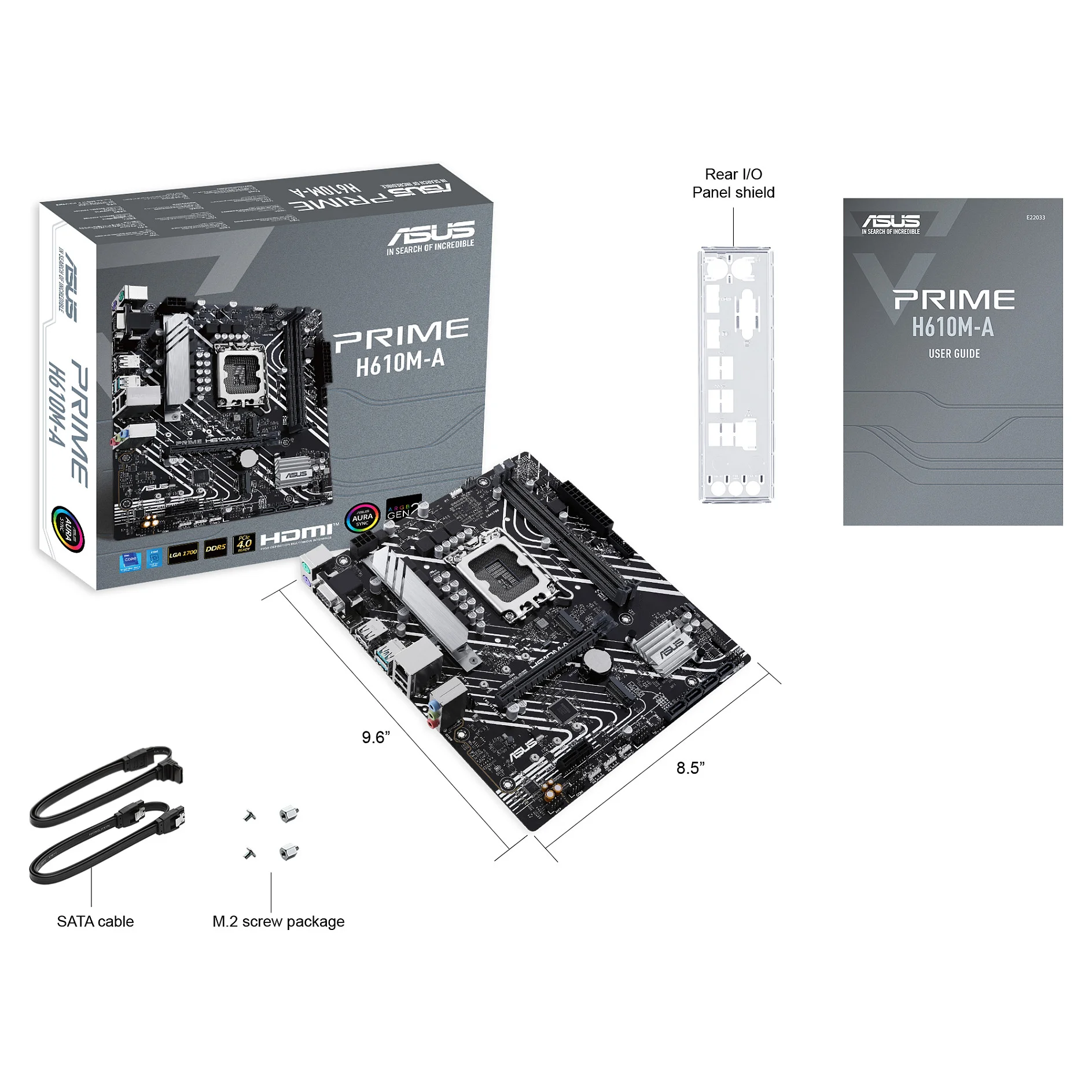 ASUS PRIME H610M A CSM Intel H610 LGA 1700 micro ATX PC-Komponenten