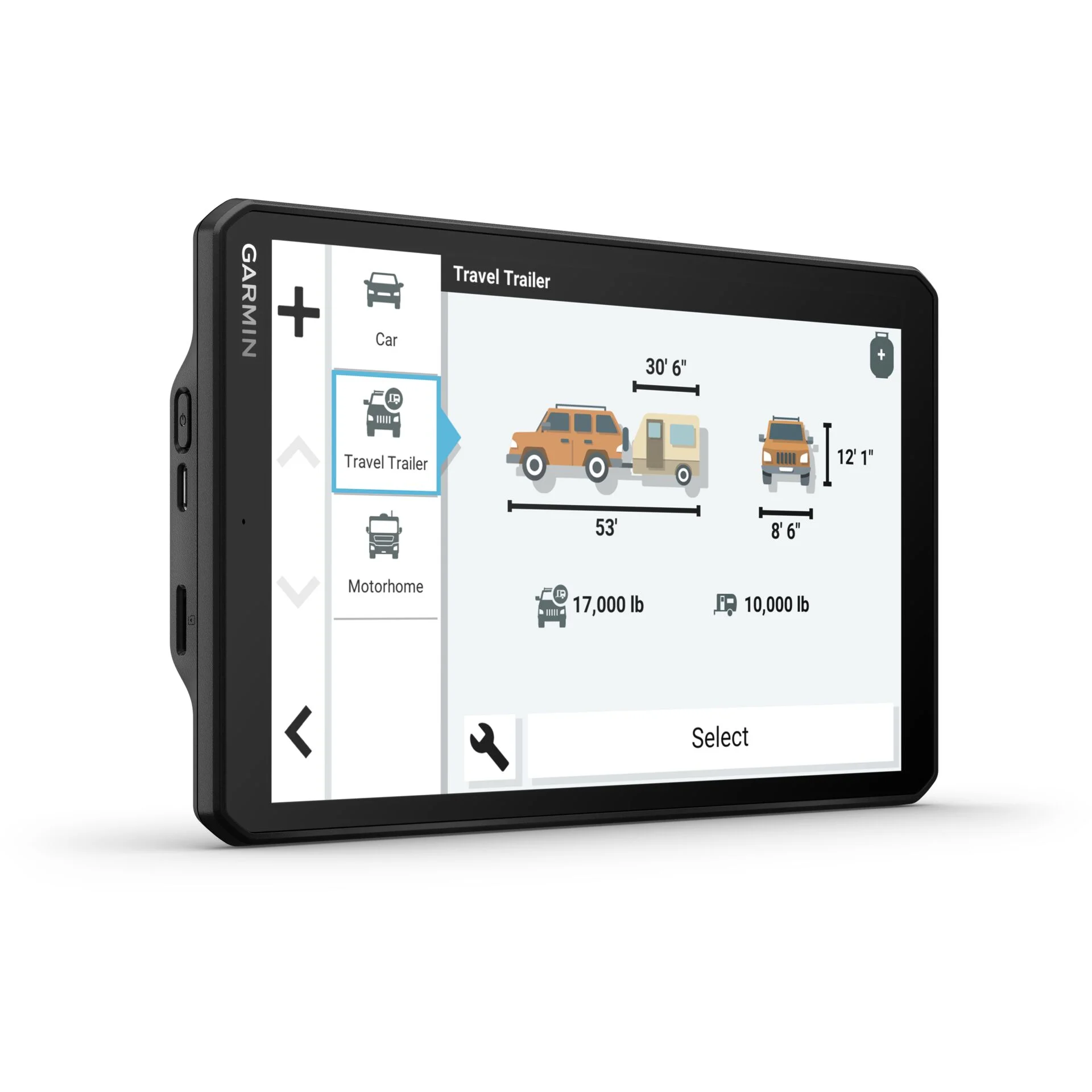 Garmin Camper 895 Radsport