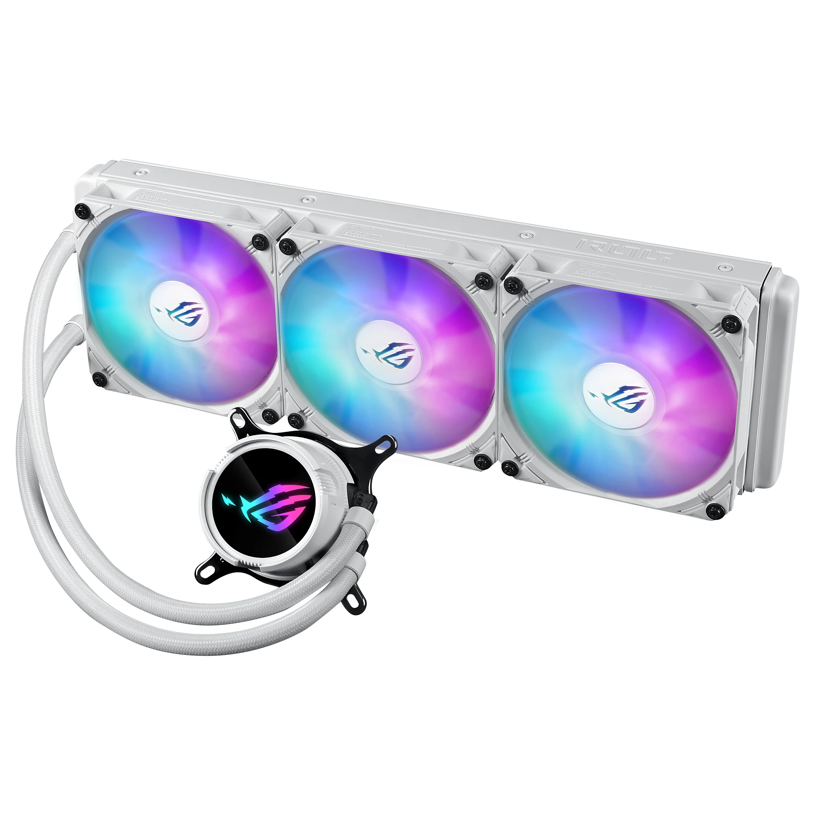 ASUS ROG Strix LC III 360 ARGB White Edition Prozessor Fluessigkeitskuehlung 12 cm Weiss PC-Zubehoer