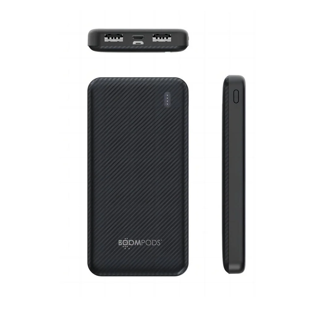 Boompods Powerbank OBI  10 000 mAh  Black Solar & Energie