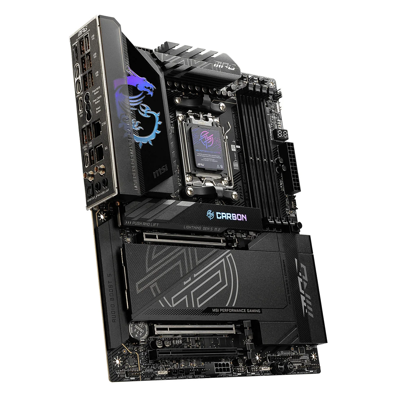 MSI MPG X870E CARBON WIFI Motherboard AMD X870E Sockel AM5 ATX PC-Zubehoer