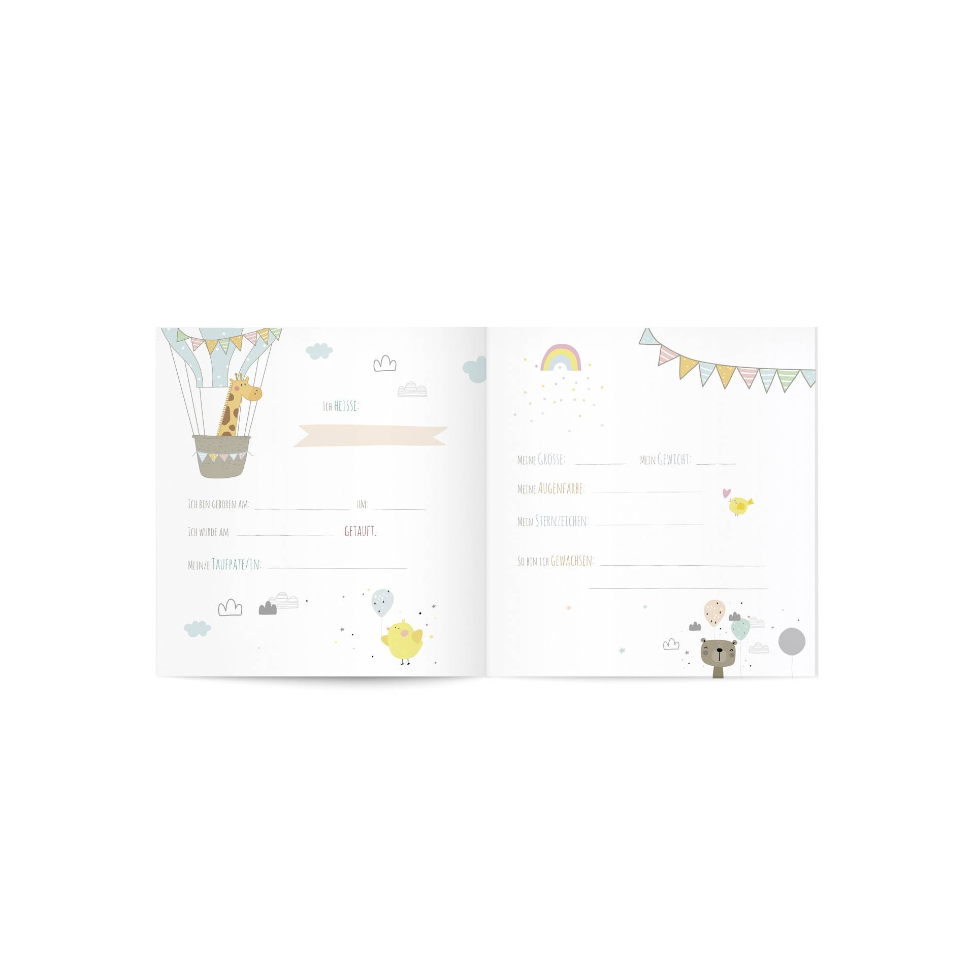 Goldbuch Little Dream Giraffe 30x31 60 Seiten Babyalbum 15207 Kamera & Foto