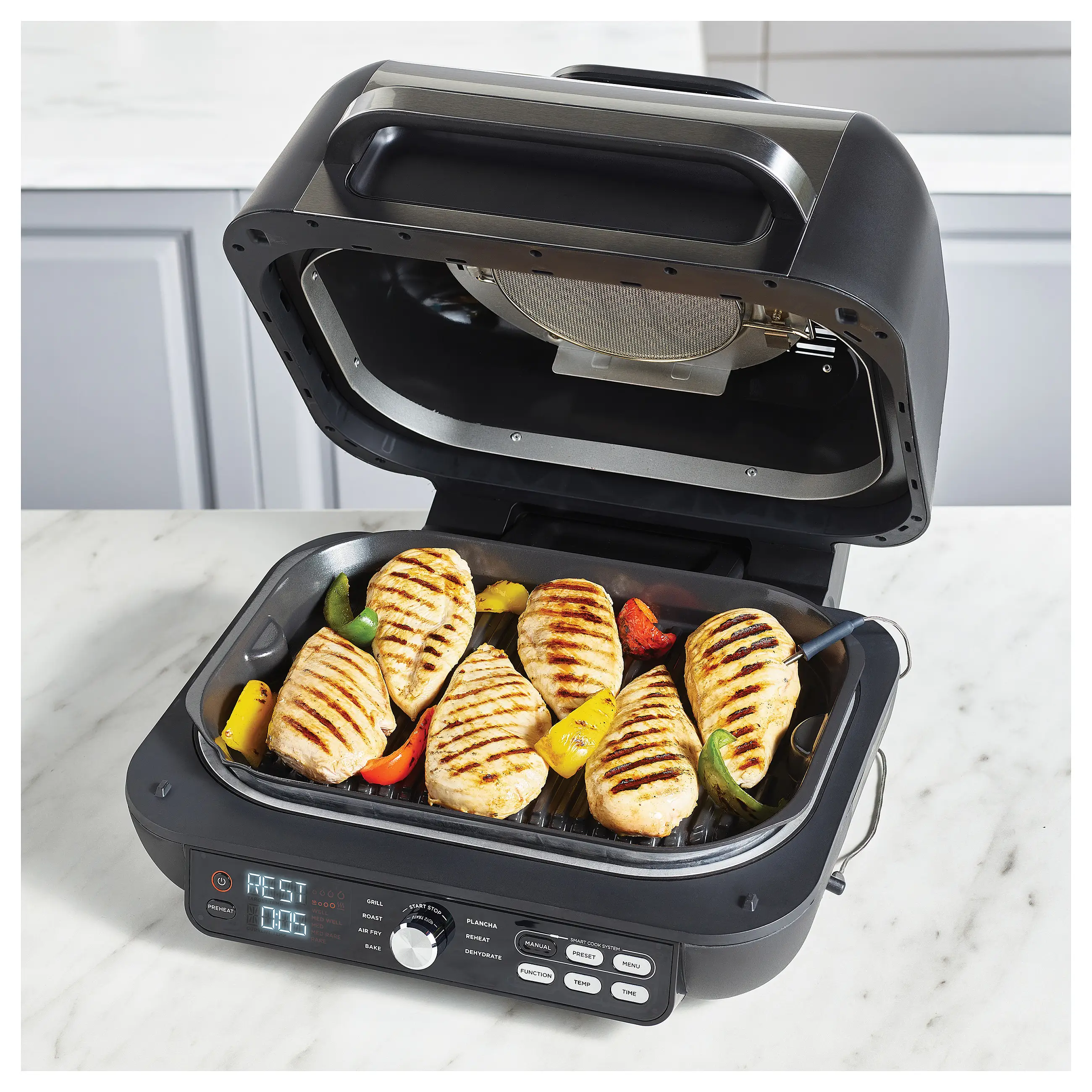 Ninja NINJA AG651EU Foodi MAX PRO Grill   Heissluftfritteuse Fritteusen