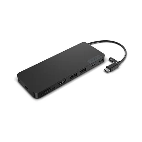 Lenovo 4X11N40212 laptop dockingstation   portreplikator Kabelgebunden USB 3 2 Gen 1  3 1 Gen 1  Type C Schwarz Notebook & Tablet Zubehoer