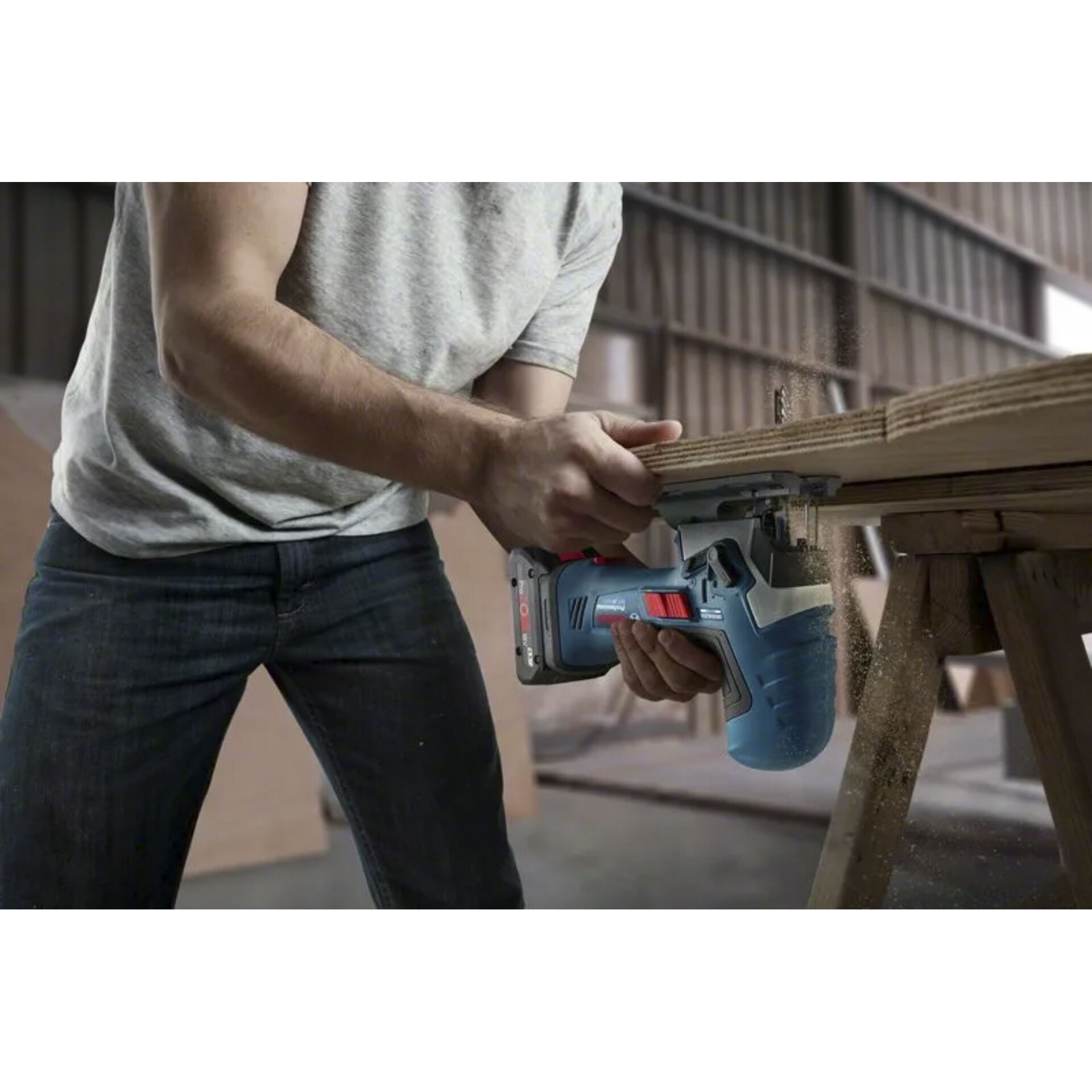 Bosch GST 18V 125 S PROFESSIONAL Elektrische Stichsaege 3500 SPM 1 9 kg Saegen