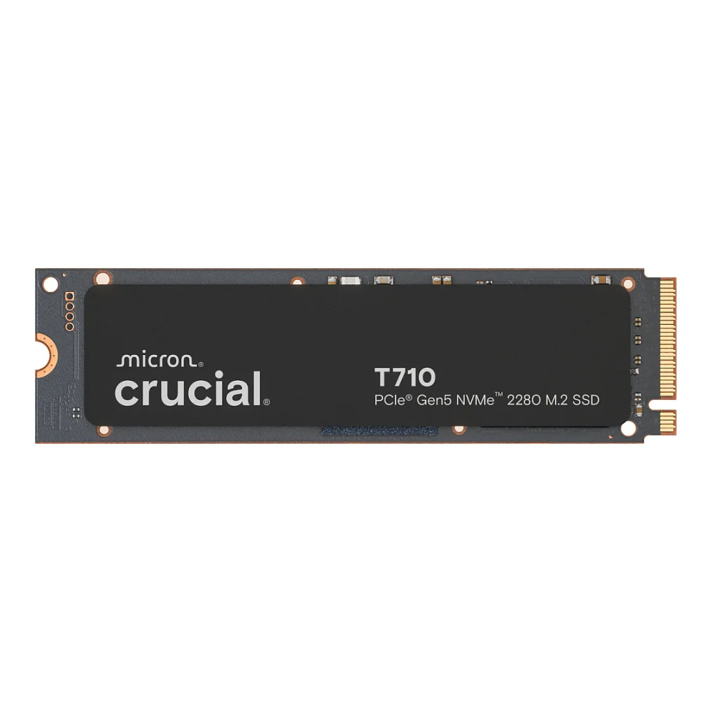 Crucial T710 1TB PCIe Gen5 NVMe M 2 2280 SSD Speichermedien