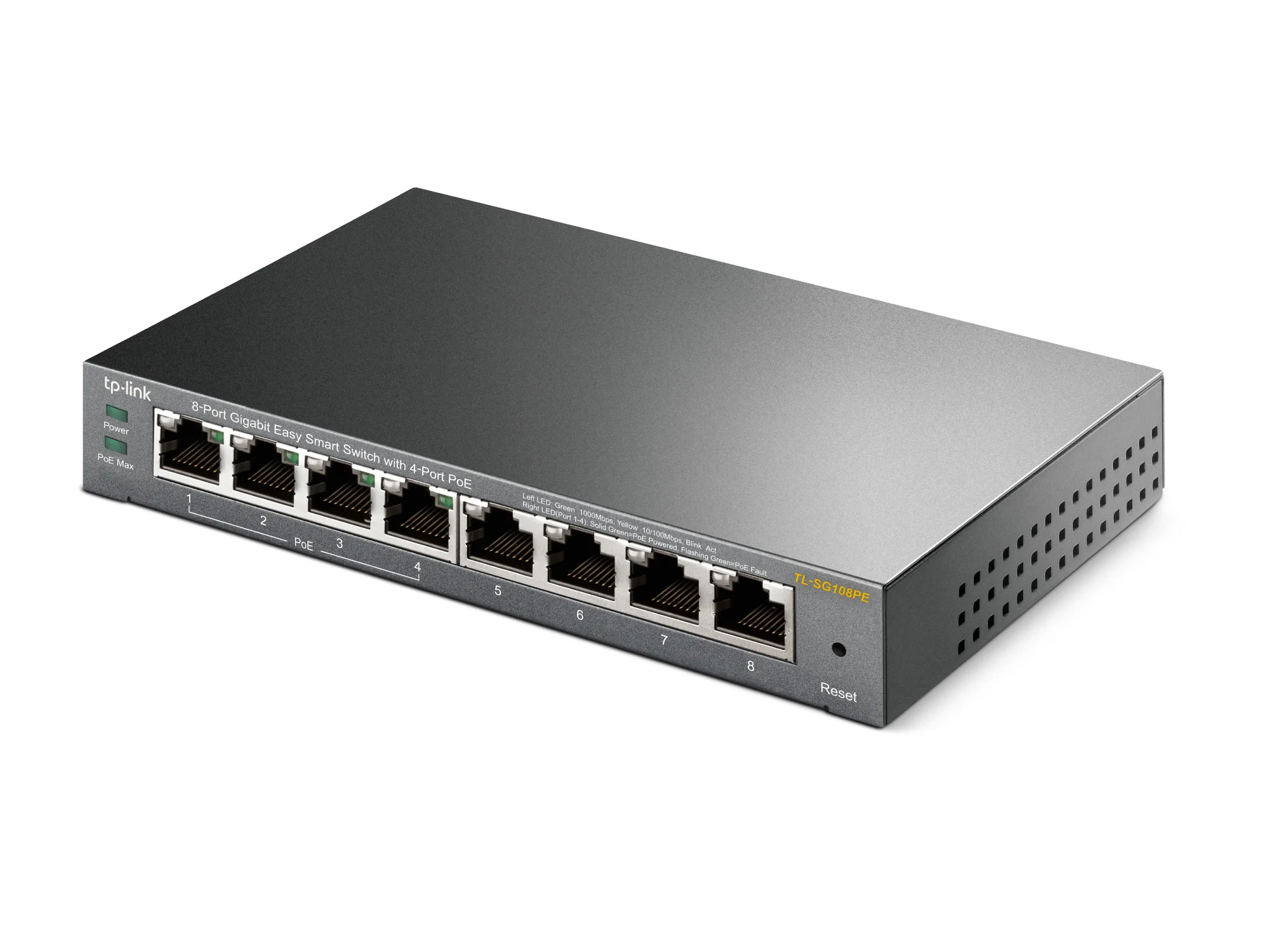TP Link TL SG108PE 8 Port Switch Netzwerk