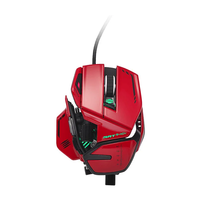 MadCatz R A T  8  ADV Red Optical Gaming Mouse Tastaturen & Maeuse