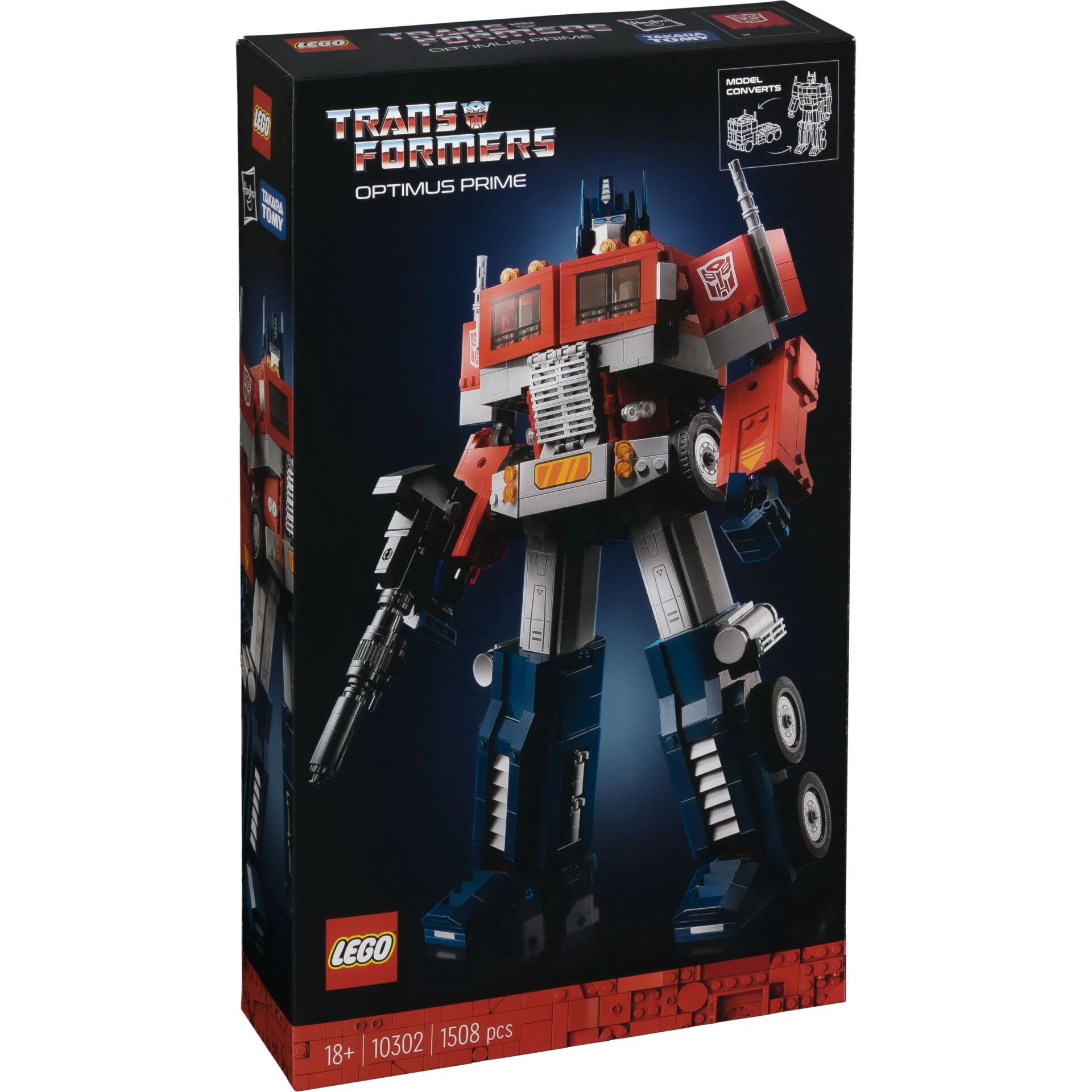 LEGO Icons Transformers Optimus Prime 10302 Spielwaren