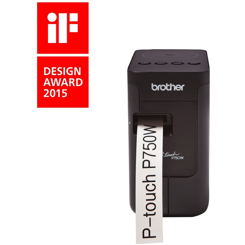 Brother ET P Touch PT P750W   Etikettendrucker   monochrom   Thermal Transfer Drucker & Scanner