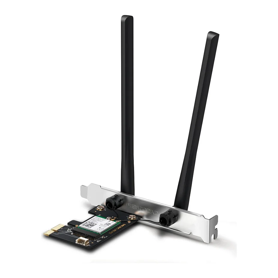 TP Link Mercusys MA80XE AX3000 Dual Band Wi Fi 6 PCI Express Adapter Netzwerk-Adapter / Netzwerk-Karten