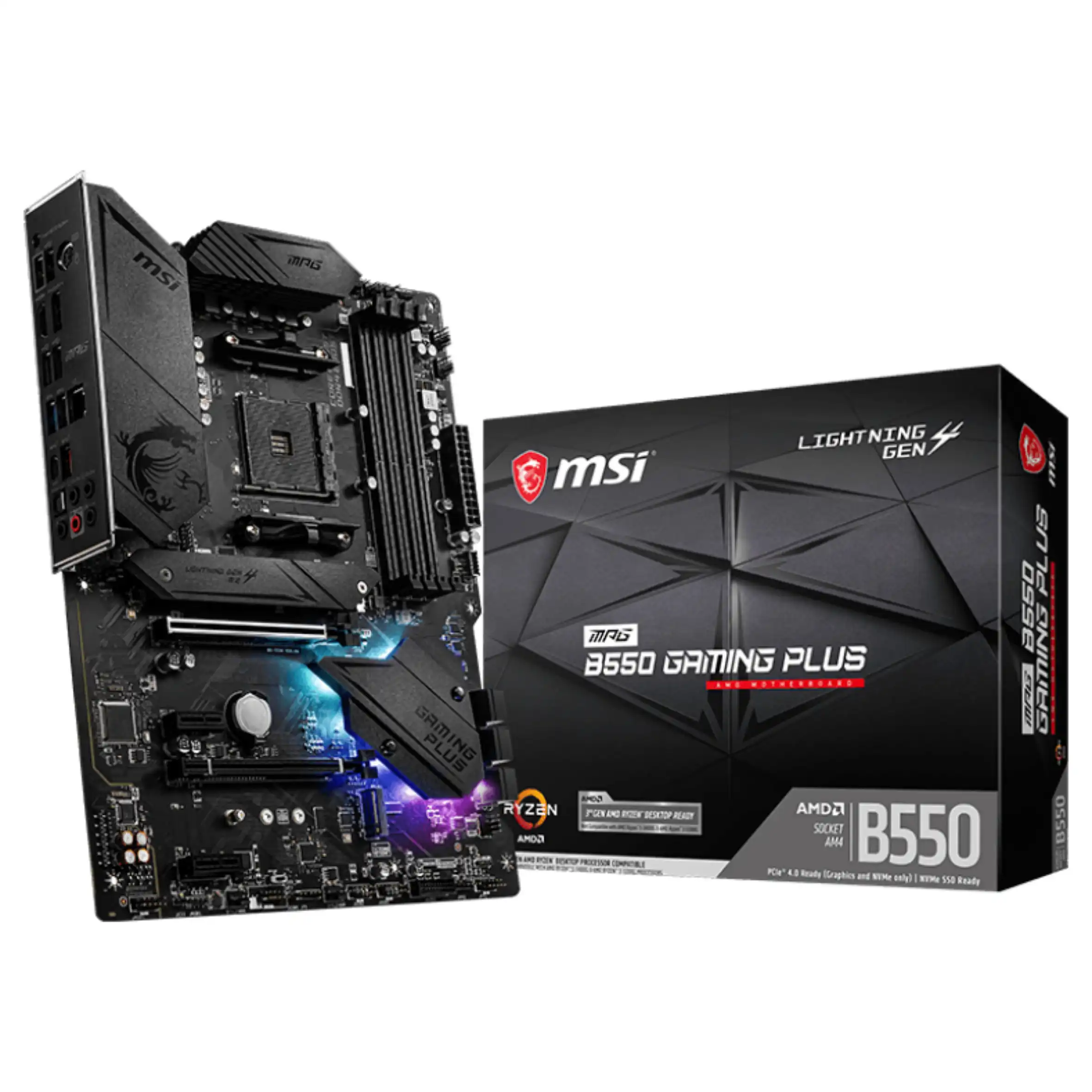 MSI AM4 B550 GAMING PLUS ATX PC-Zubehoer