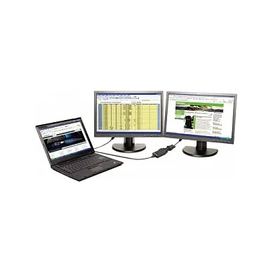 Lenovo USB 3 0   DVI VGA USB Grafikadapter 2048 x 1152 Pixel Schwarz Akkus Powerbanks & Kabel