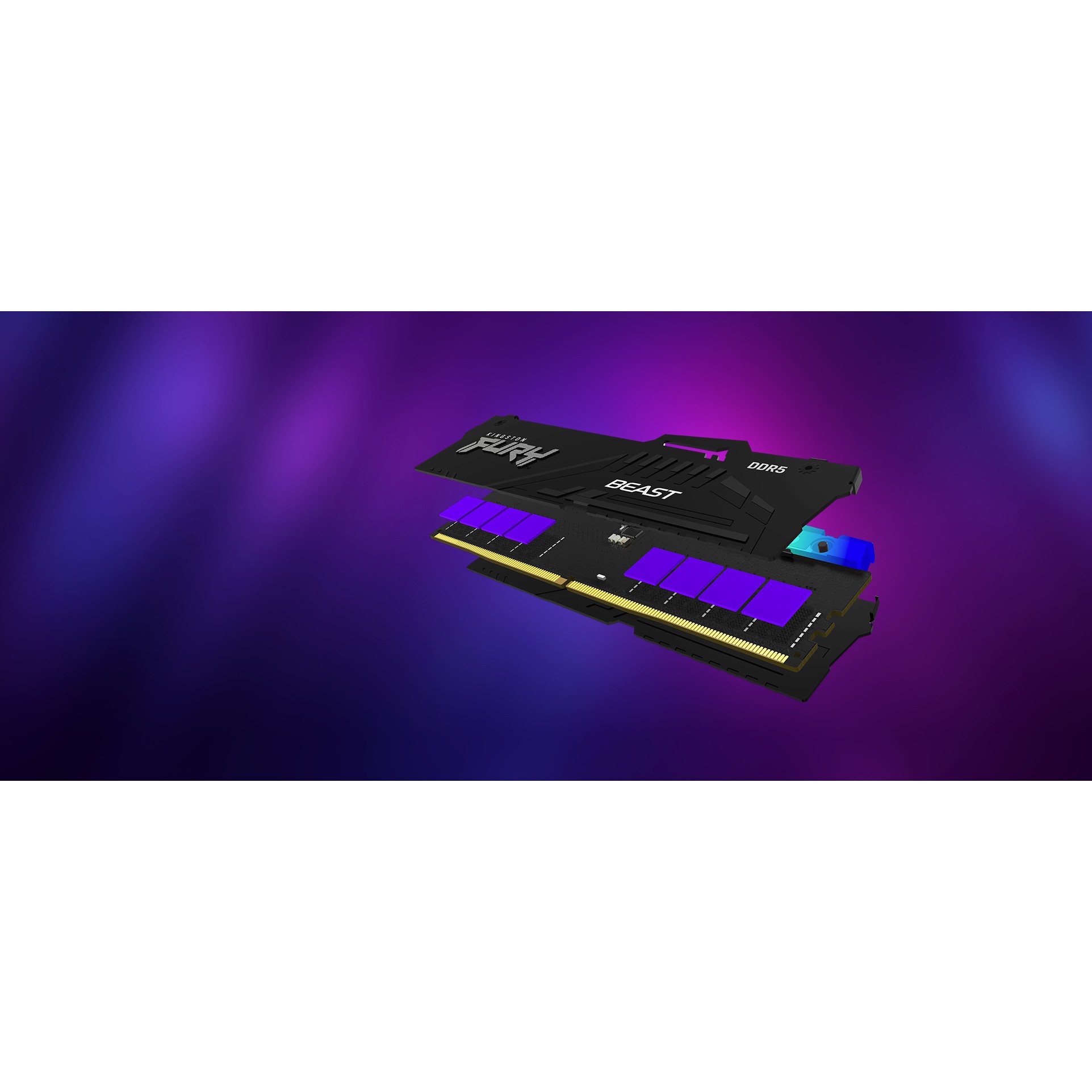 Kingston 32gb 6000mt s ddr5 cl30 dimm kit of 2 fury beast rgb expo Speichermedien