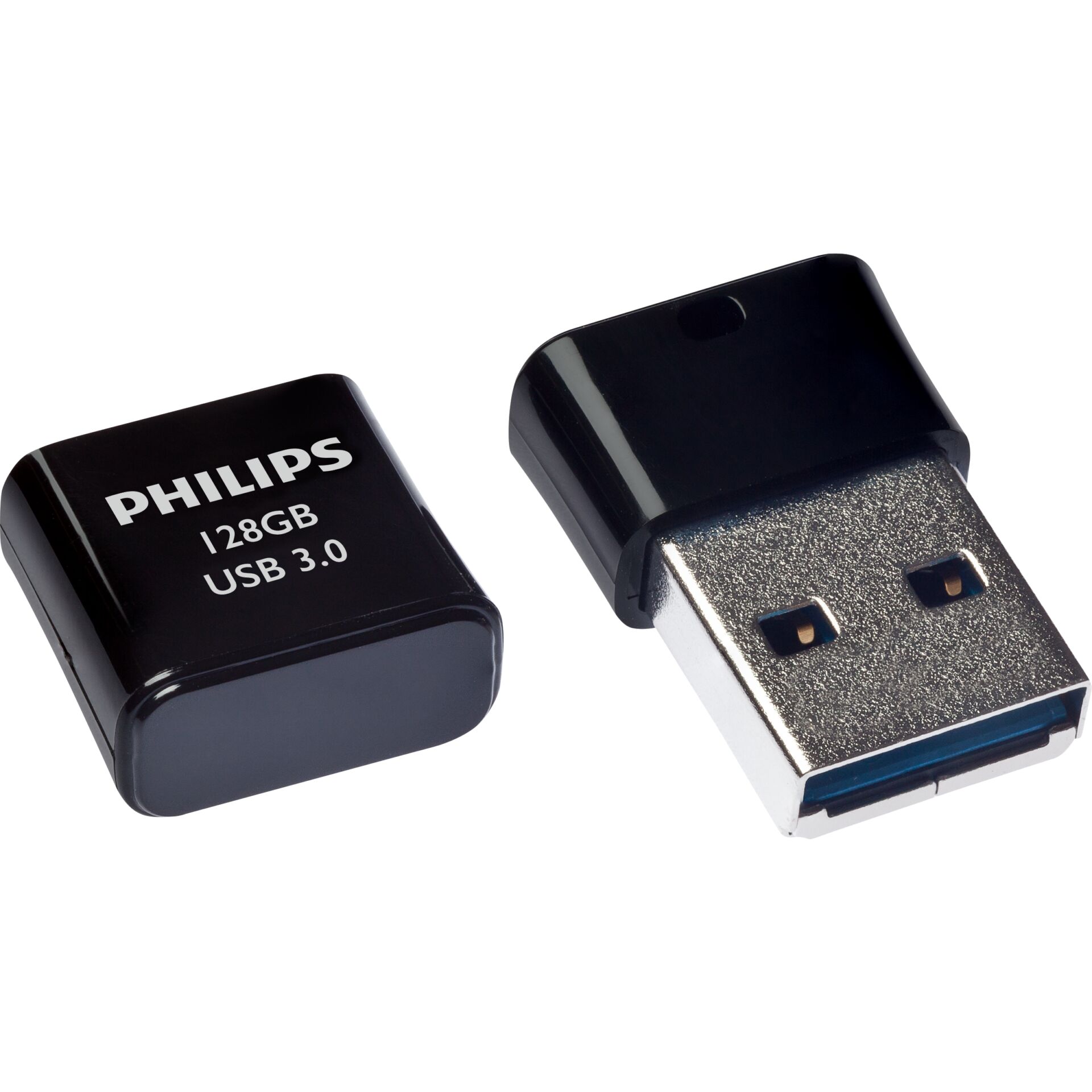 Philips Pico USB Stick 128 GB USB Typ A 3 2 Gen 1  3 1 Gen 1  Schwarz Speichermedien